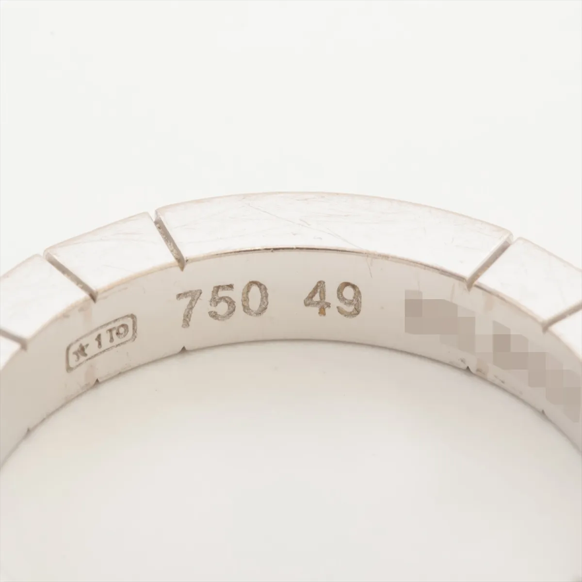 Lanieres Ring, 750 (WG), 5.9g, Size 49, BS5650. Dents and — view 3