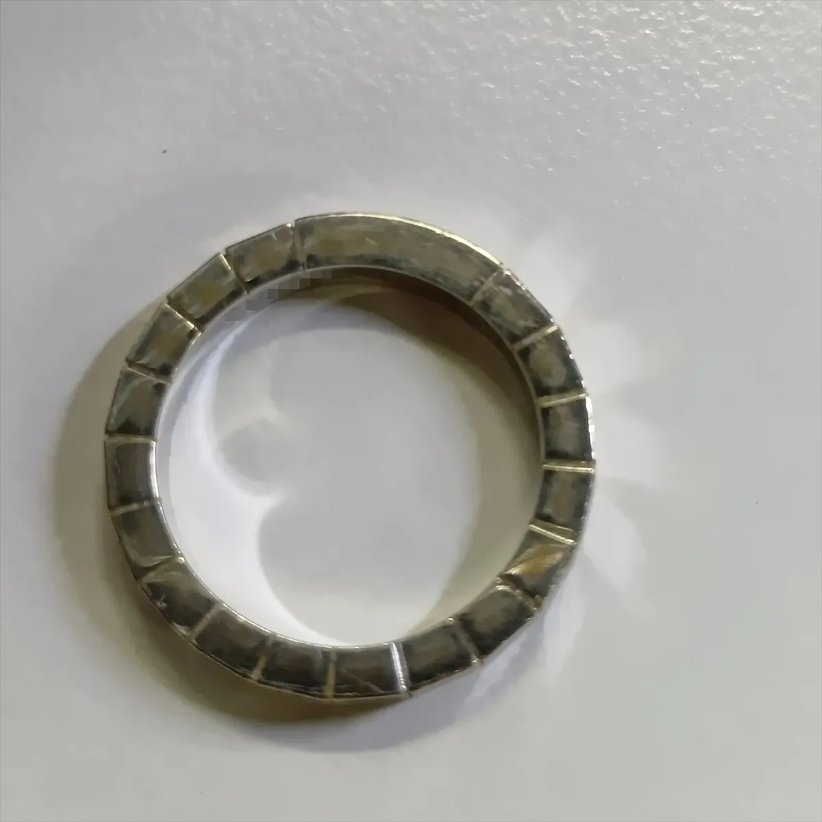 Lanieres Ring, 750 (WG), 5.9g, Size 49, BS5650. Dents and — view 5