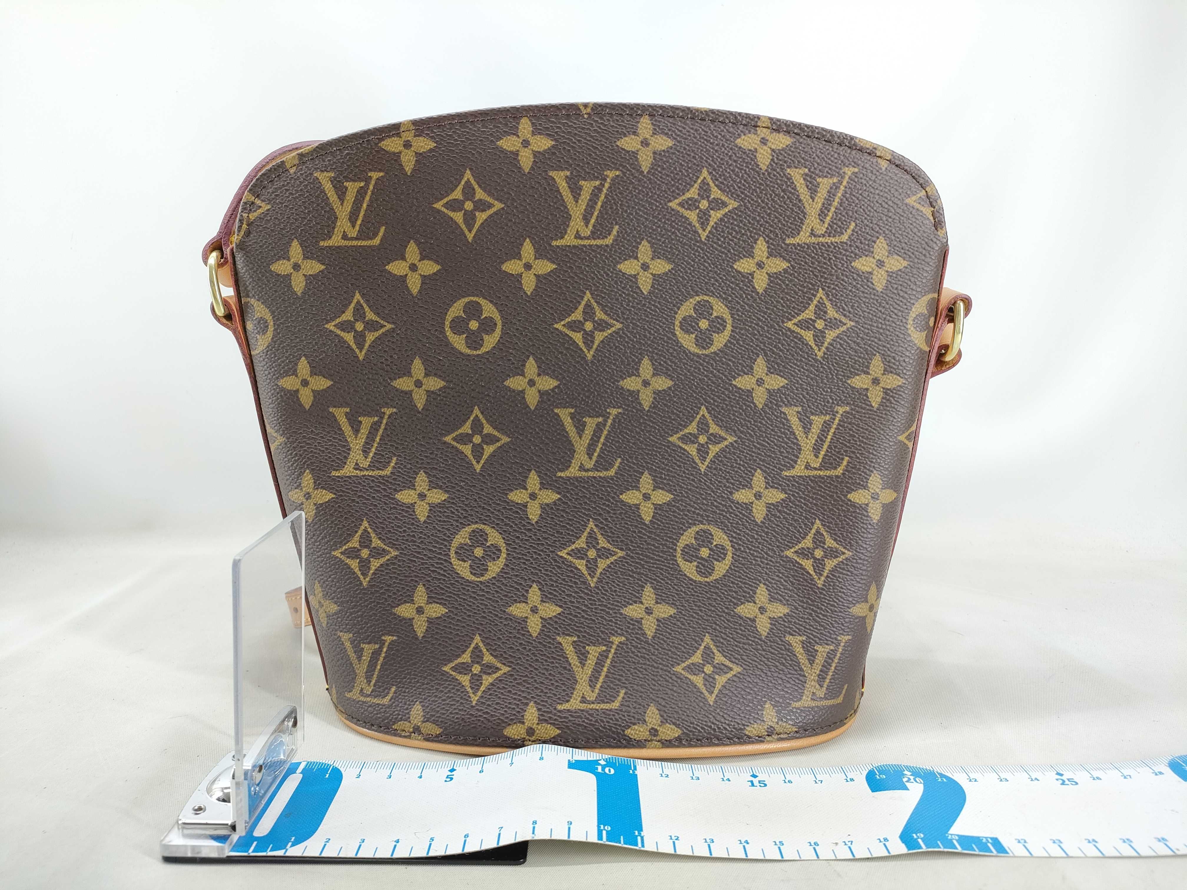 Monogram Vuitton Druot Monogram M51290 Brown Shoulder Bag — view 2