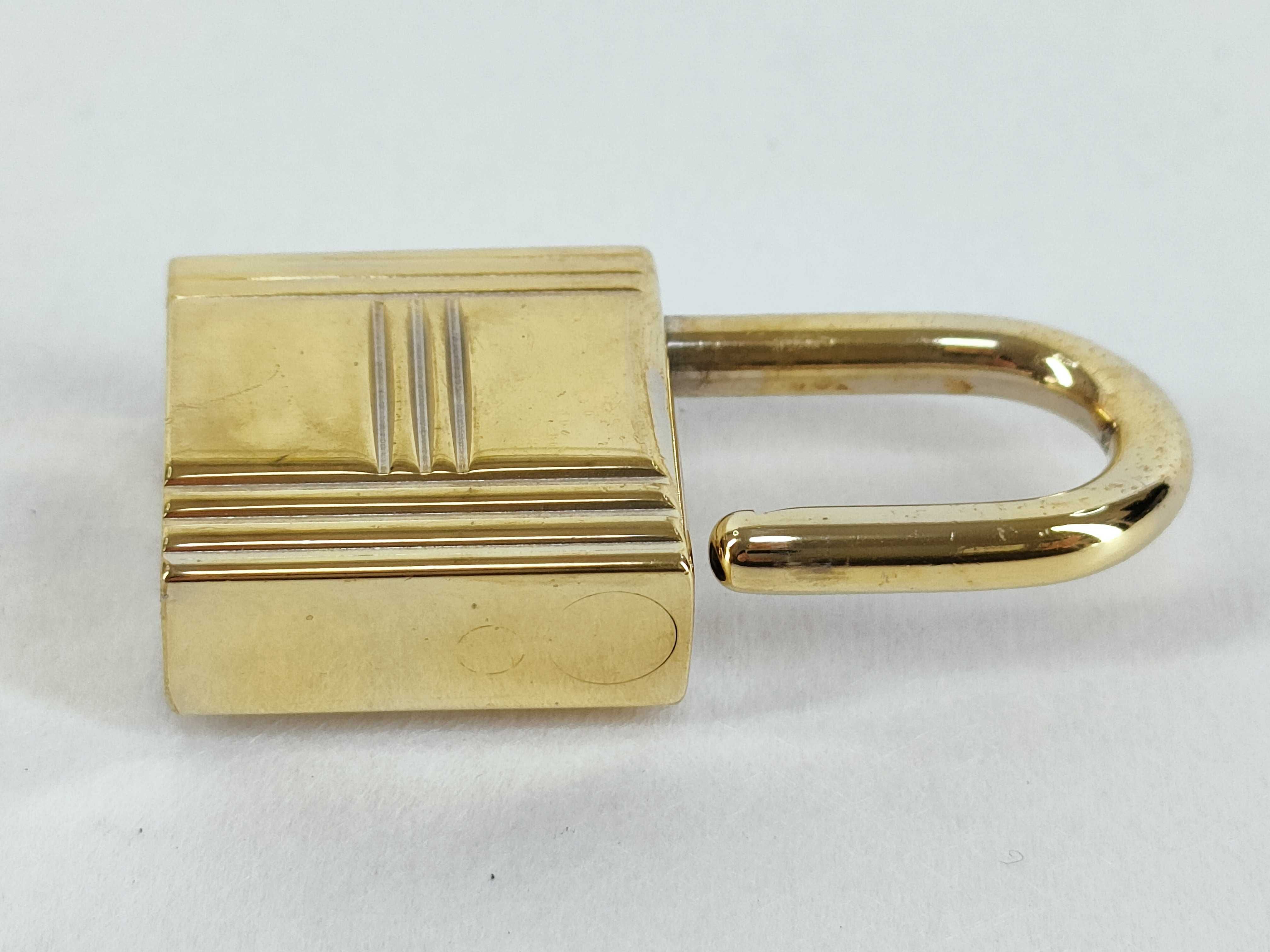 Gold Padlock No. 102 Charm — view 4