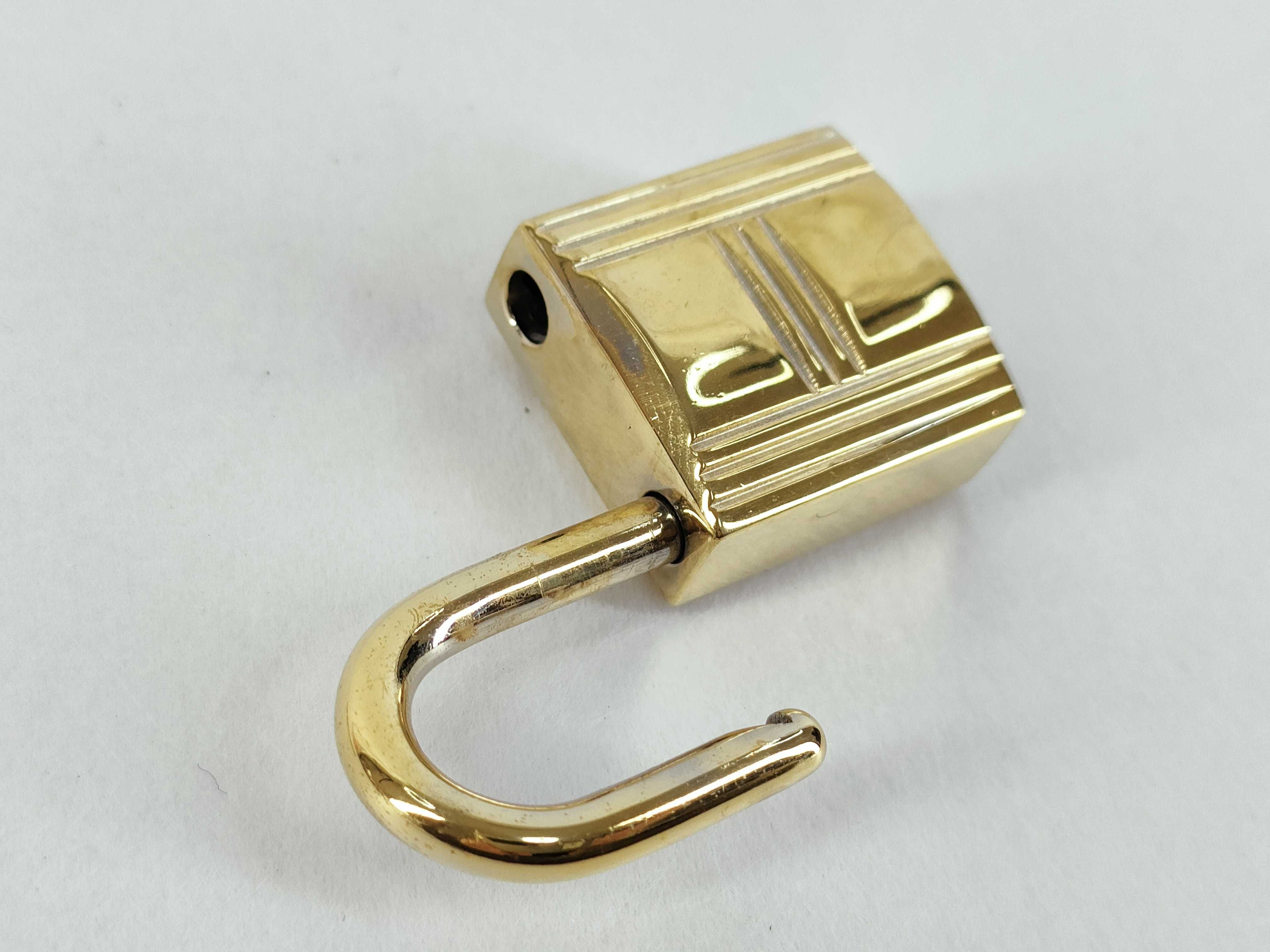 Gold Padlock No. 102 Charm — view 6
