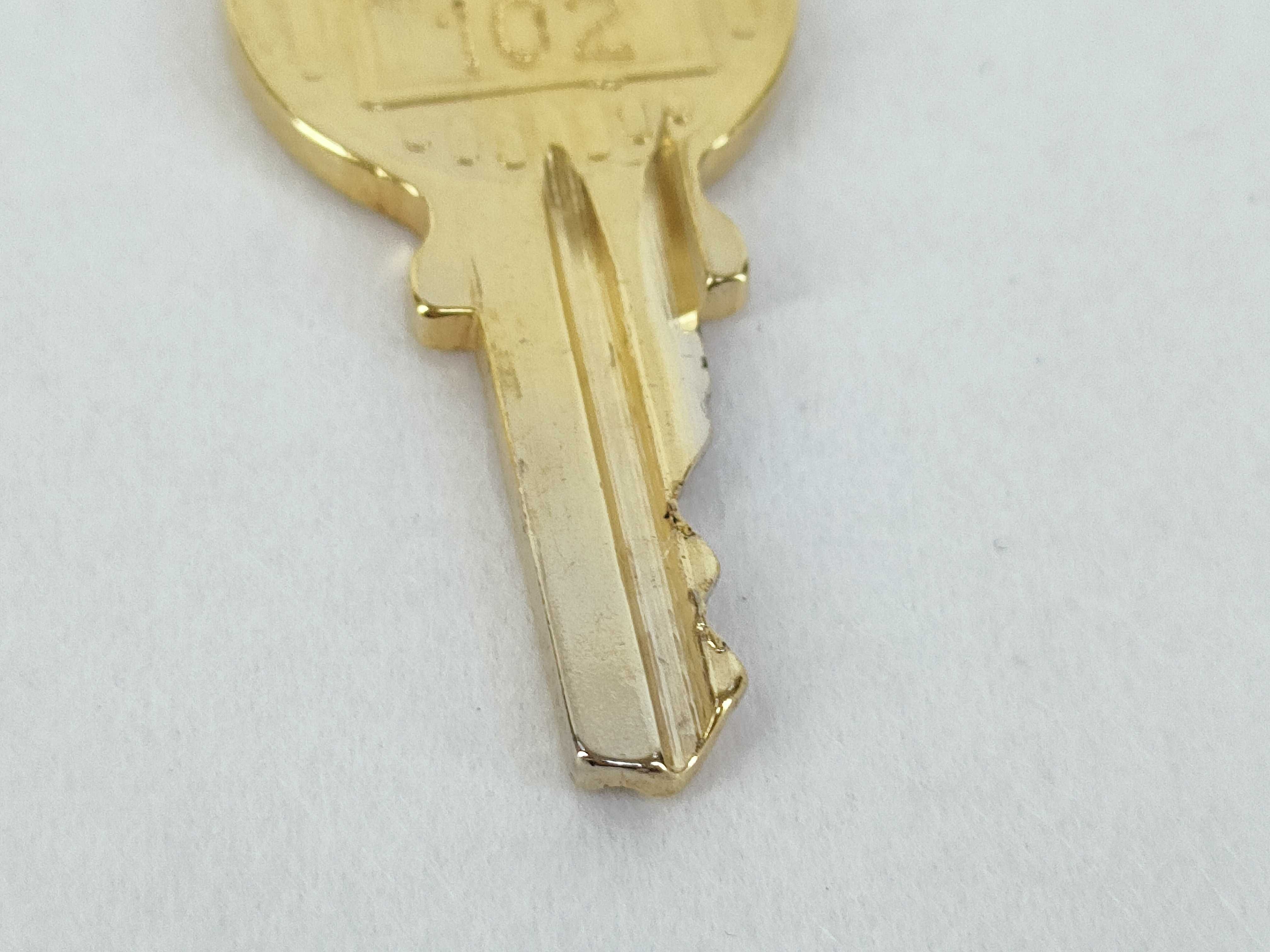 Gold Padlock No. 102 Charm — view 7