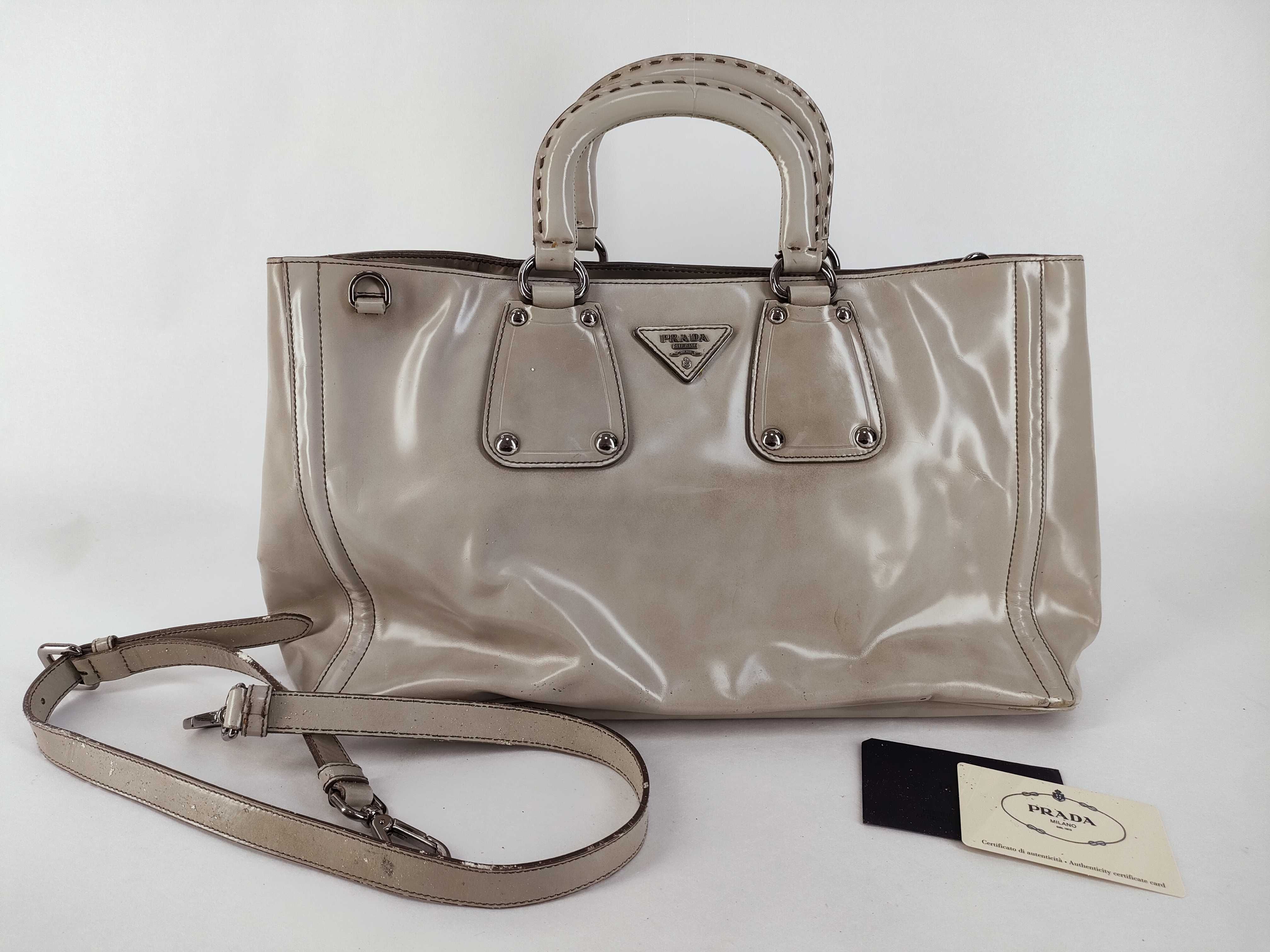Triangle Logo 2-Way Handbag