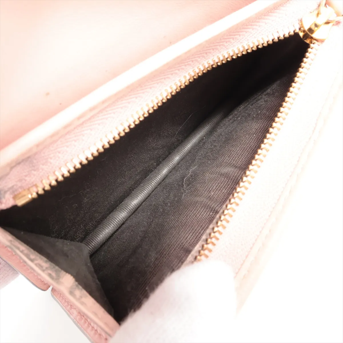GG Matelasse 723786 Leather Compact Wallet Pink — view 5