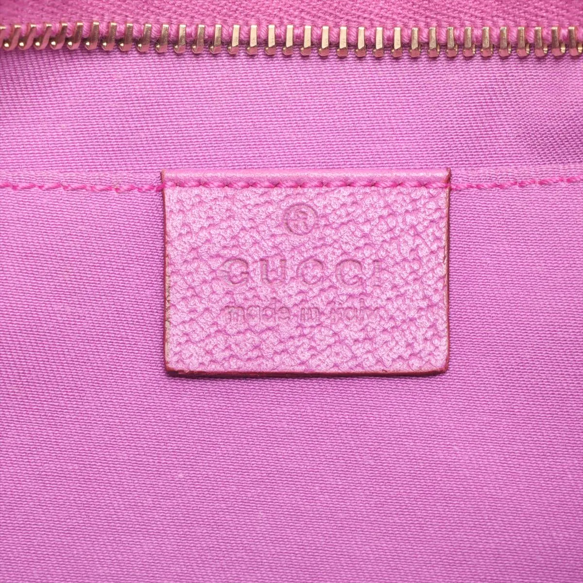 GG canvas x leather handbag beige x pink 130939 — view 9