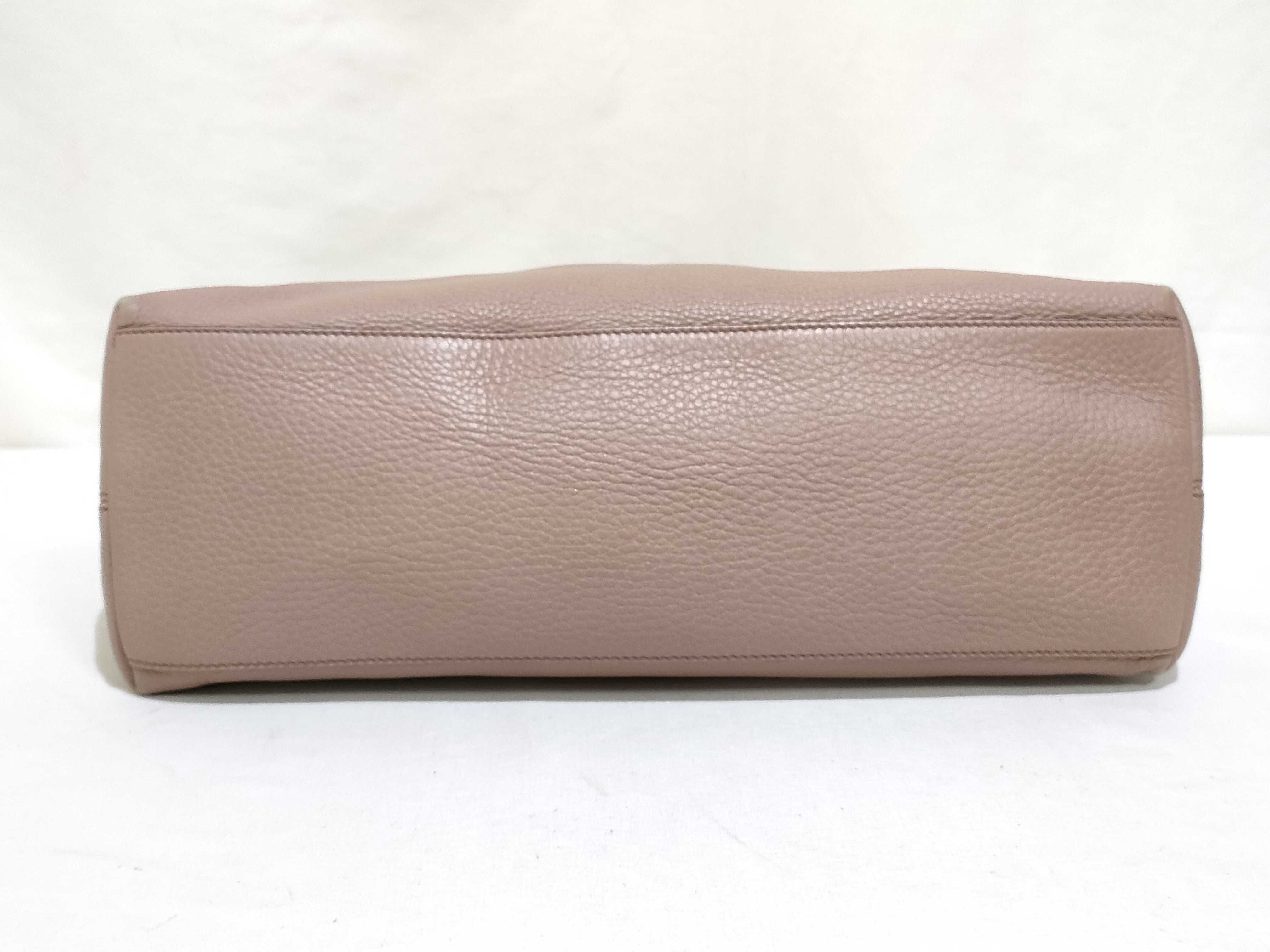 Soho Leather Chain Tote Bag, Pink, 308982 (Tote Bag) — view 7