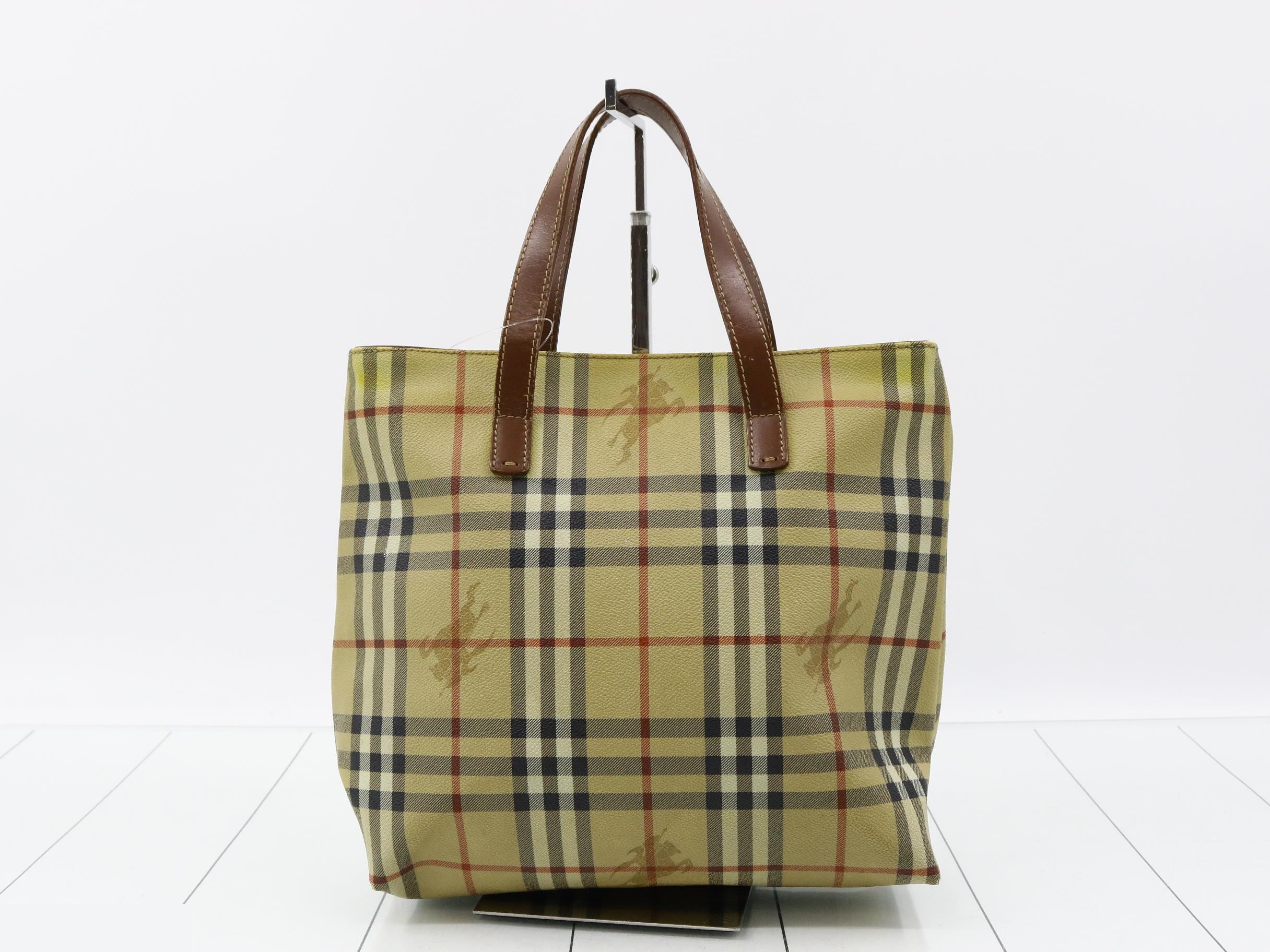 Nova Check Shadow Horse PVC Tote Bag