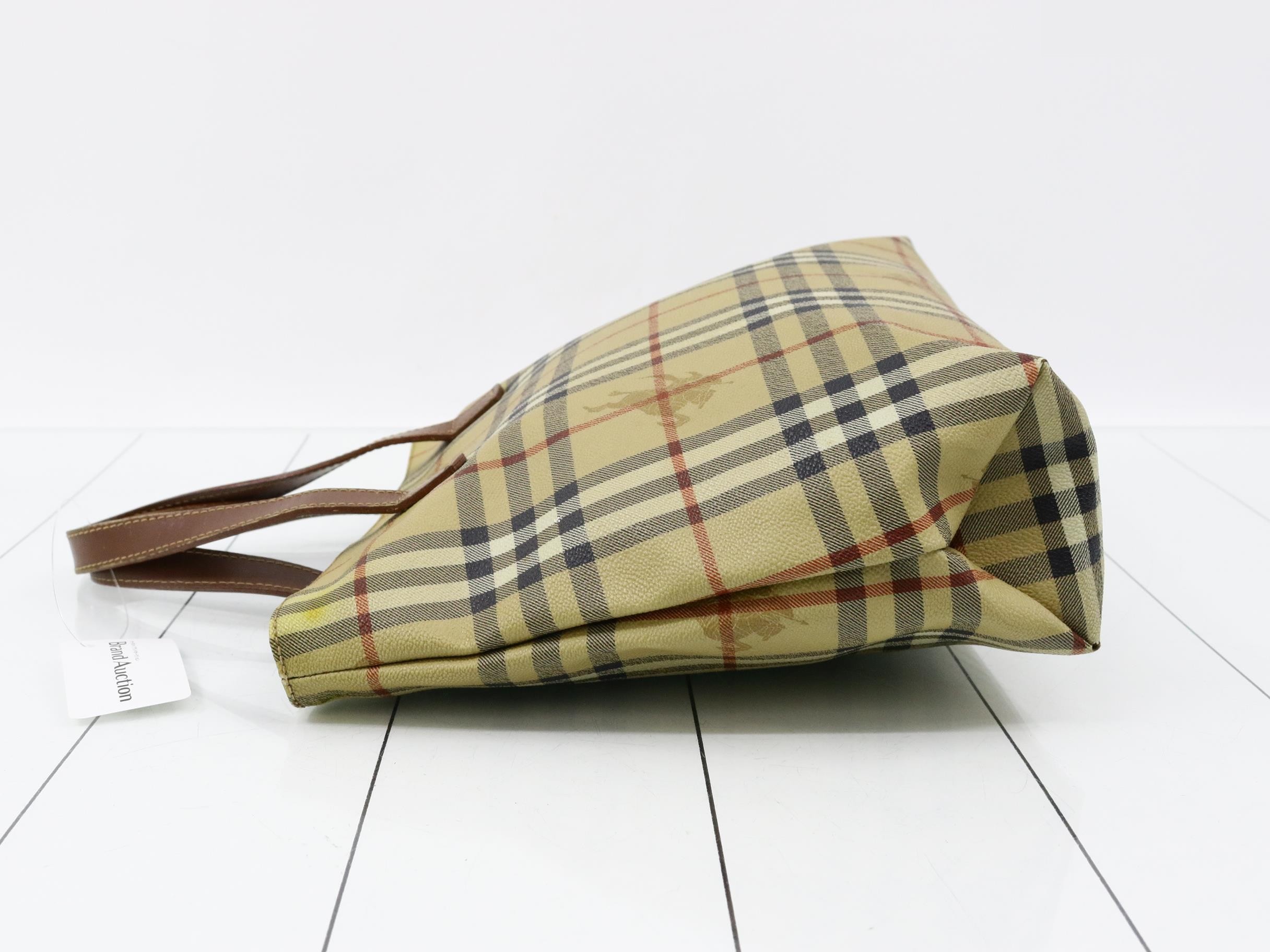 Nova Check Shadow Horse PVC Tote Bag — view 4