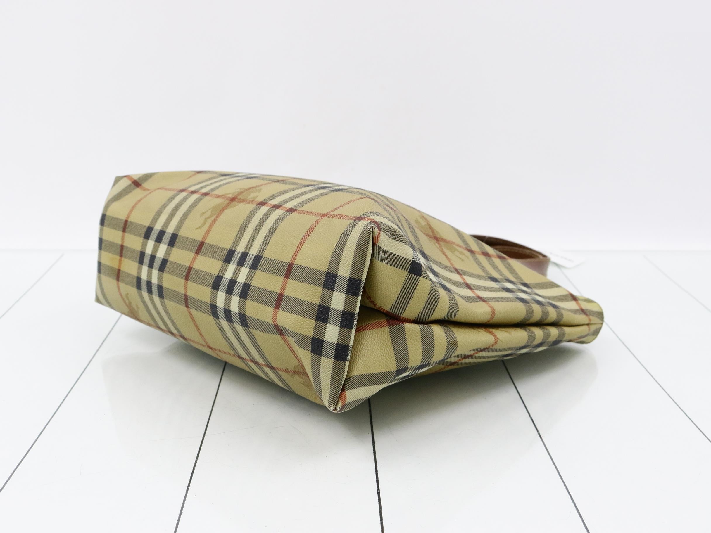 Nova Check Shadow Horse PVC Tote Bag — view 6