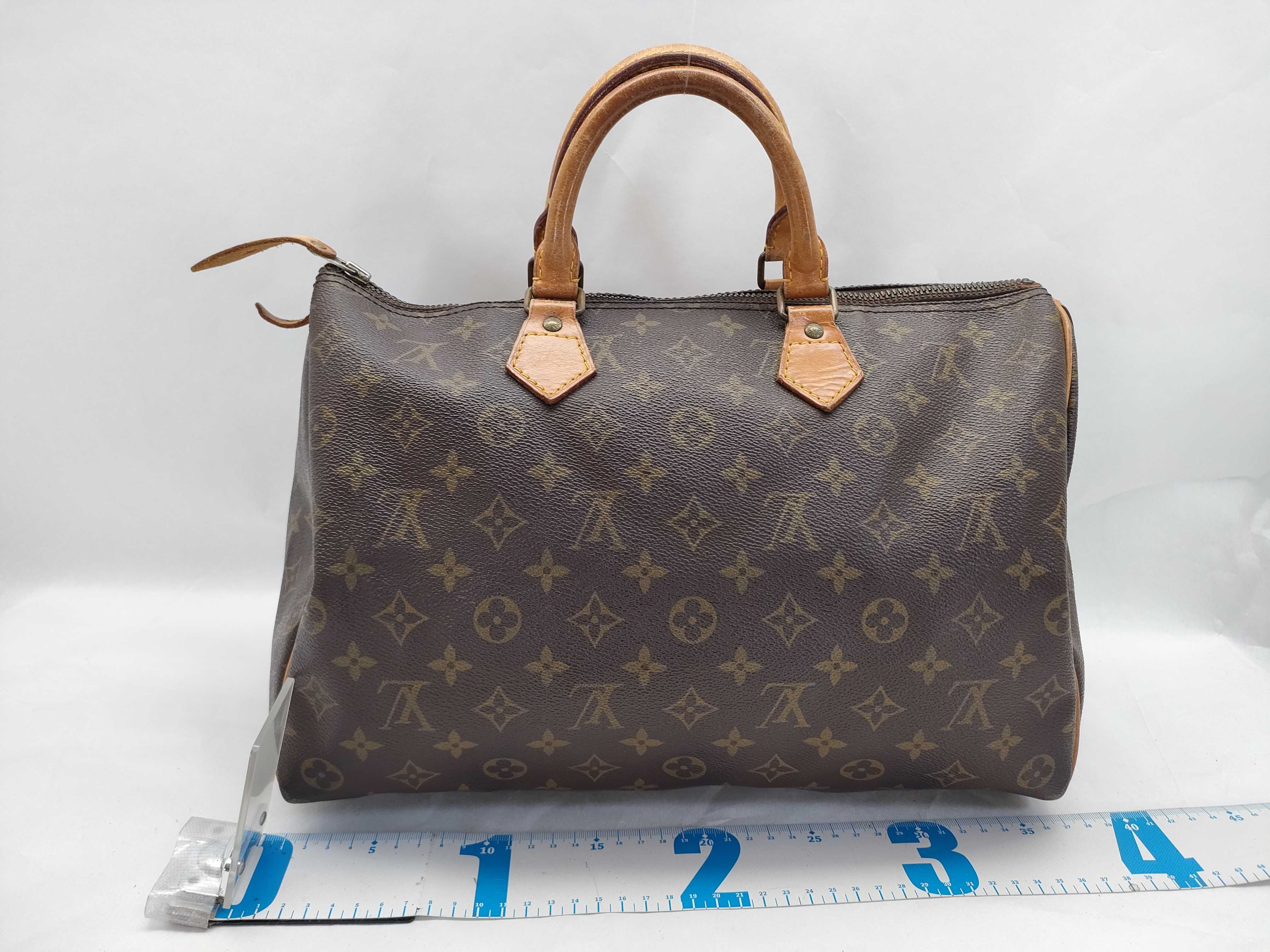 Monogram LV Speedy 35 Monogram M41524 SA841 Brown Boston Bag — view 2