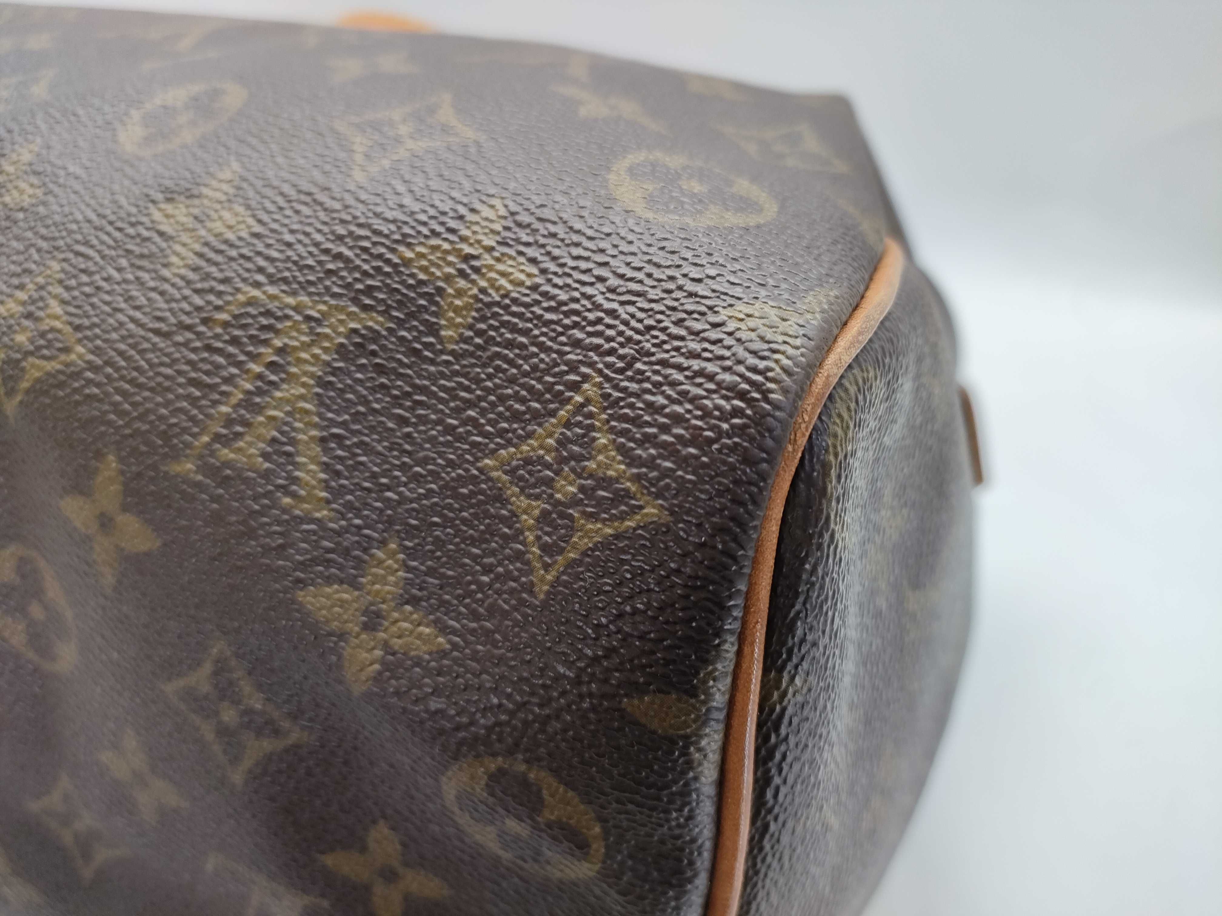 Monogram LV Speedy 35 Monogram M41524 SA841 Brown Boston Bag — view 8
