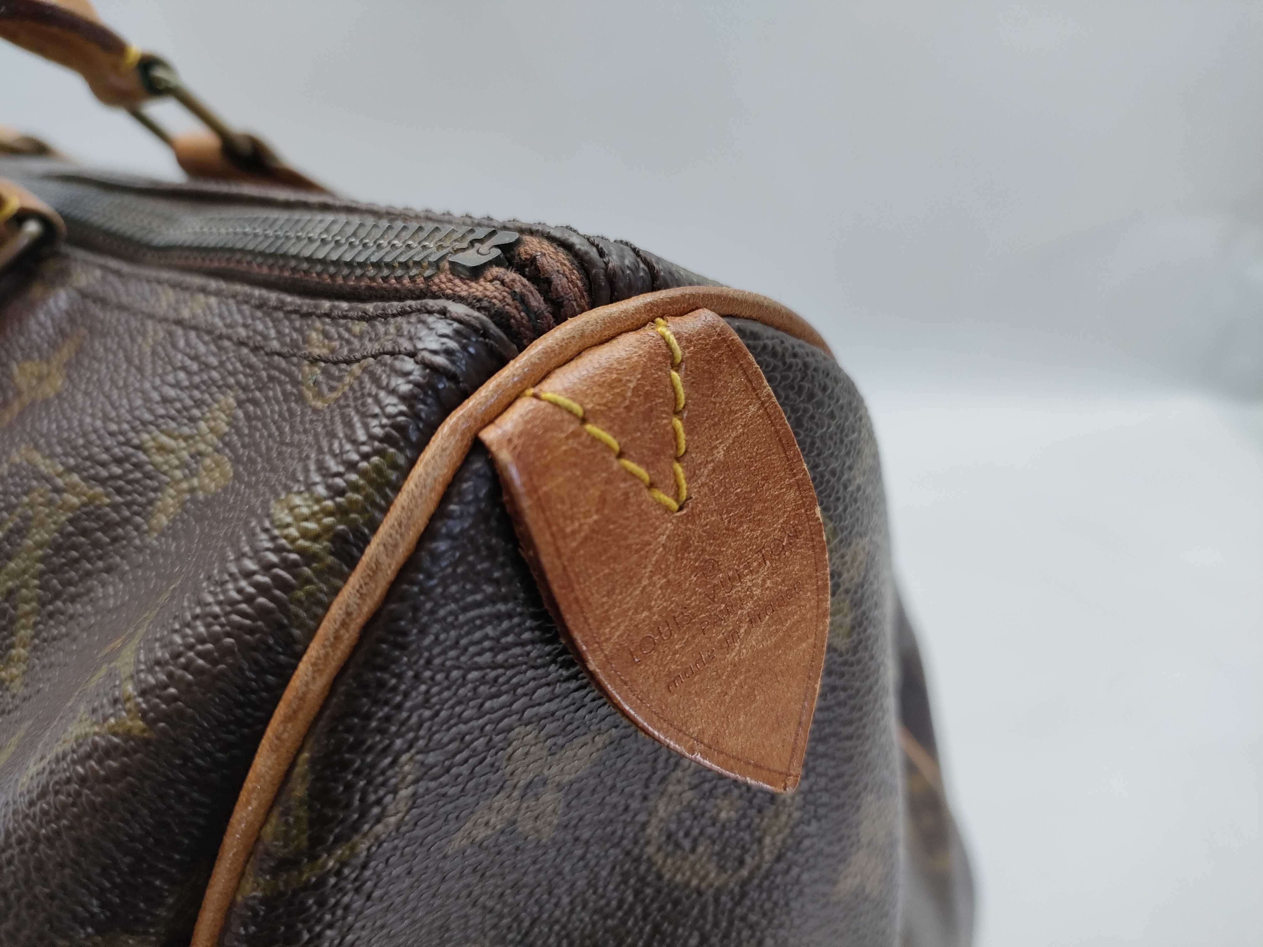 Monogram LV Speedy 35 Monogram M41524 SA841 Brown Boston Bag — view 10