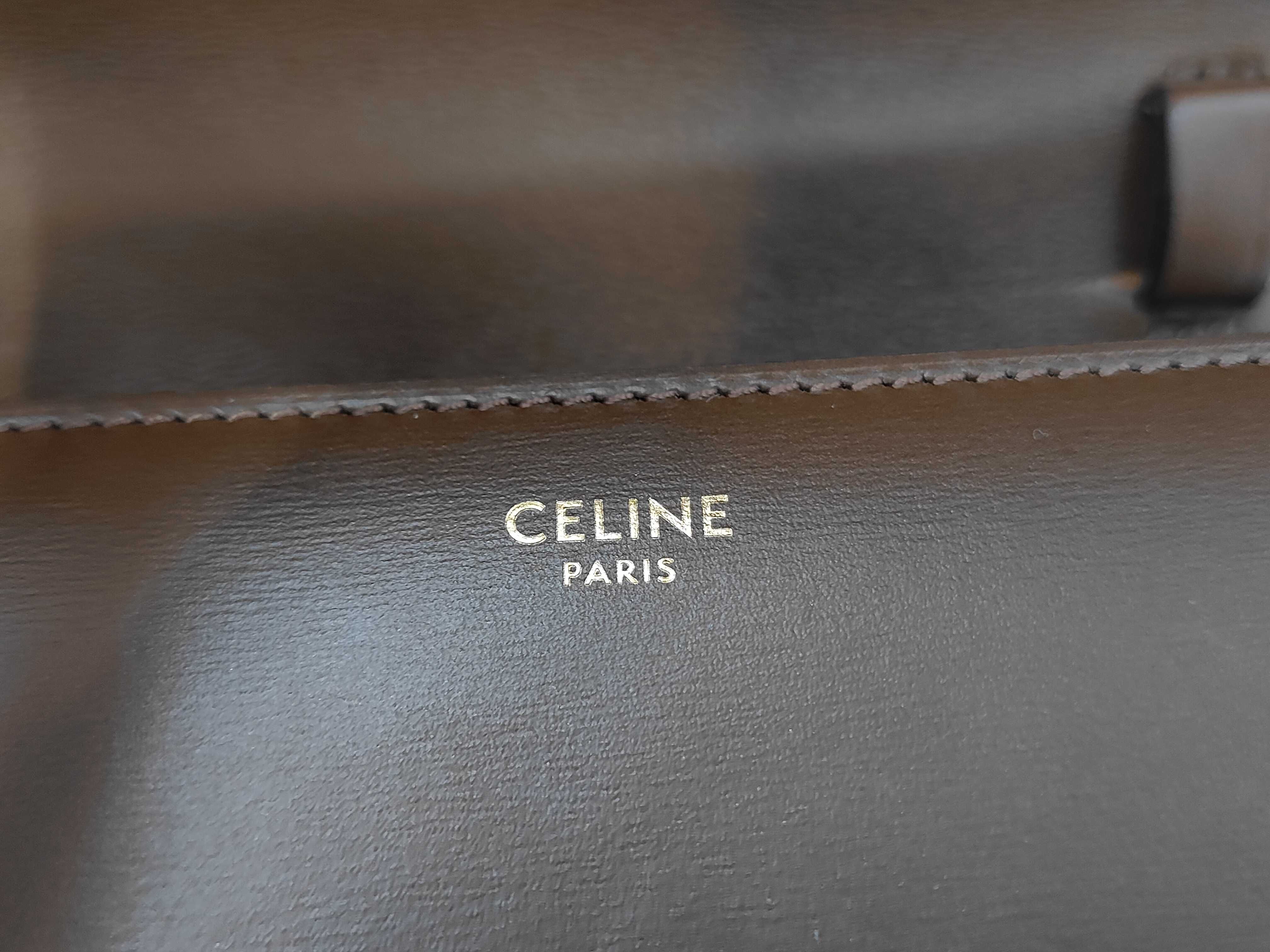 Classic Box Brown Calfskin Shoulder Bag — view 10