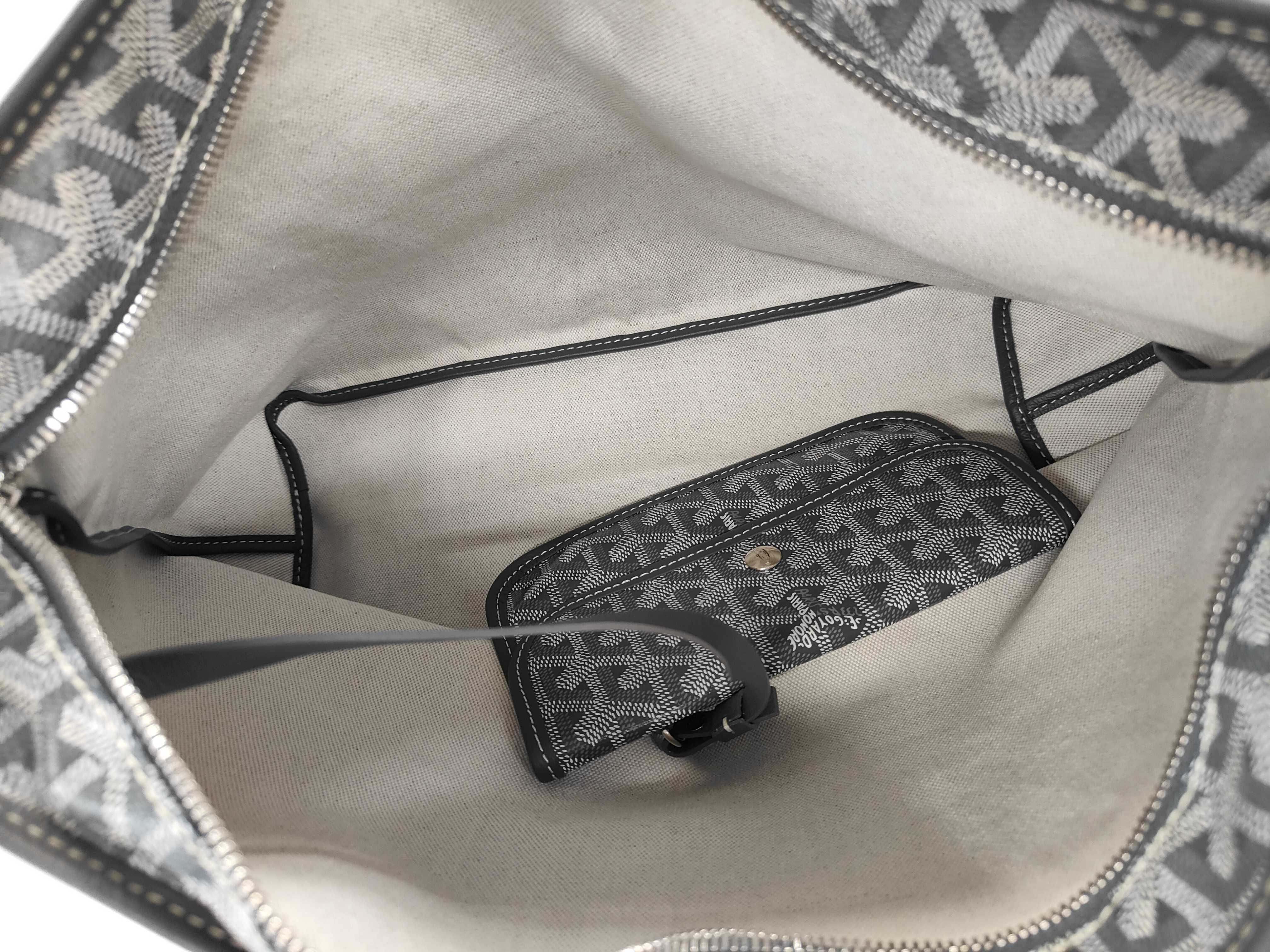 Boheme Hobo Bag, Gray Tote Bag — view 10