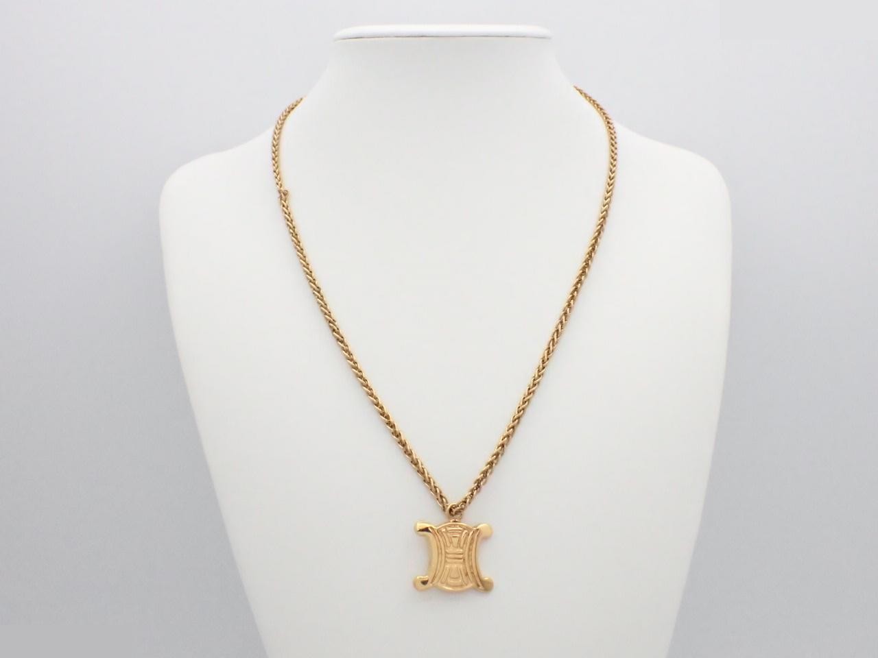 Triomphe necklace, gold, chain approximately 60cm — view 3
