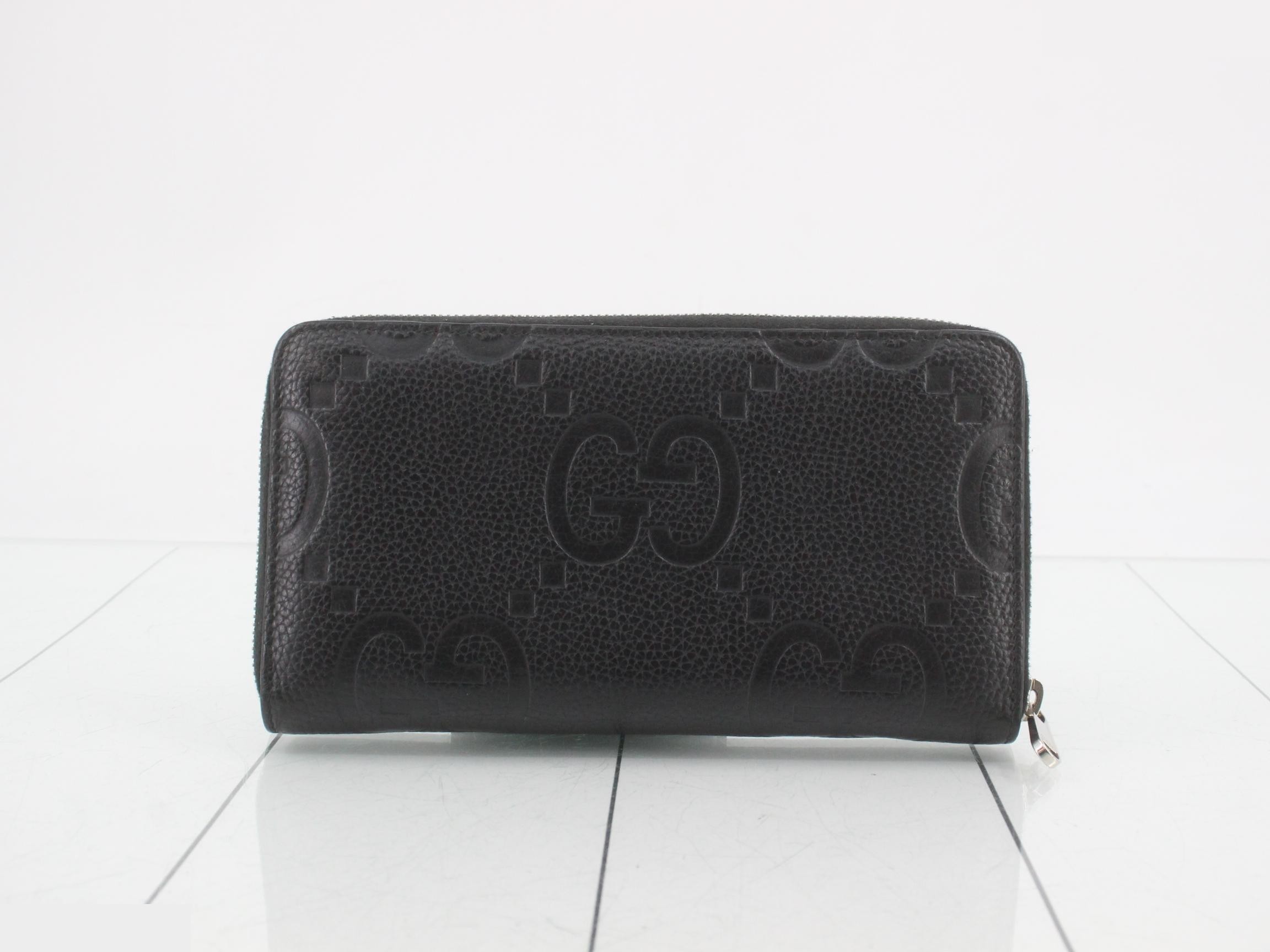 Jumbo GG Round Zipper Long Wallet — view 2