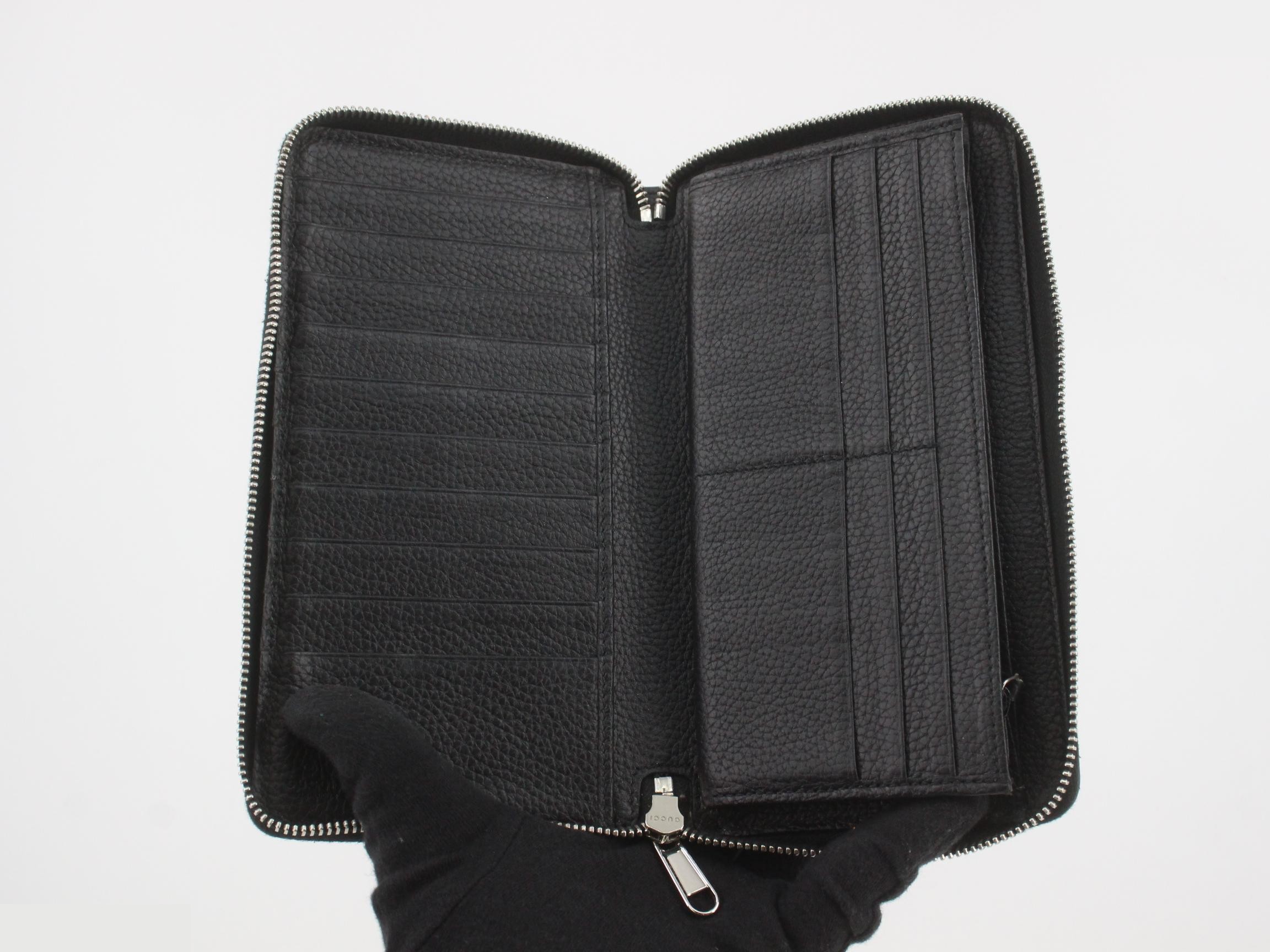 Jumbo GG Round Zipper Long Wallet — view 4