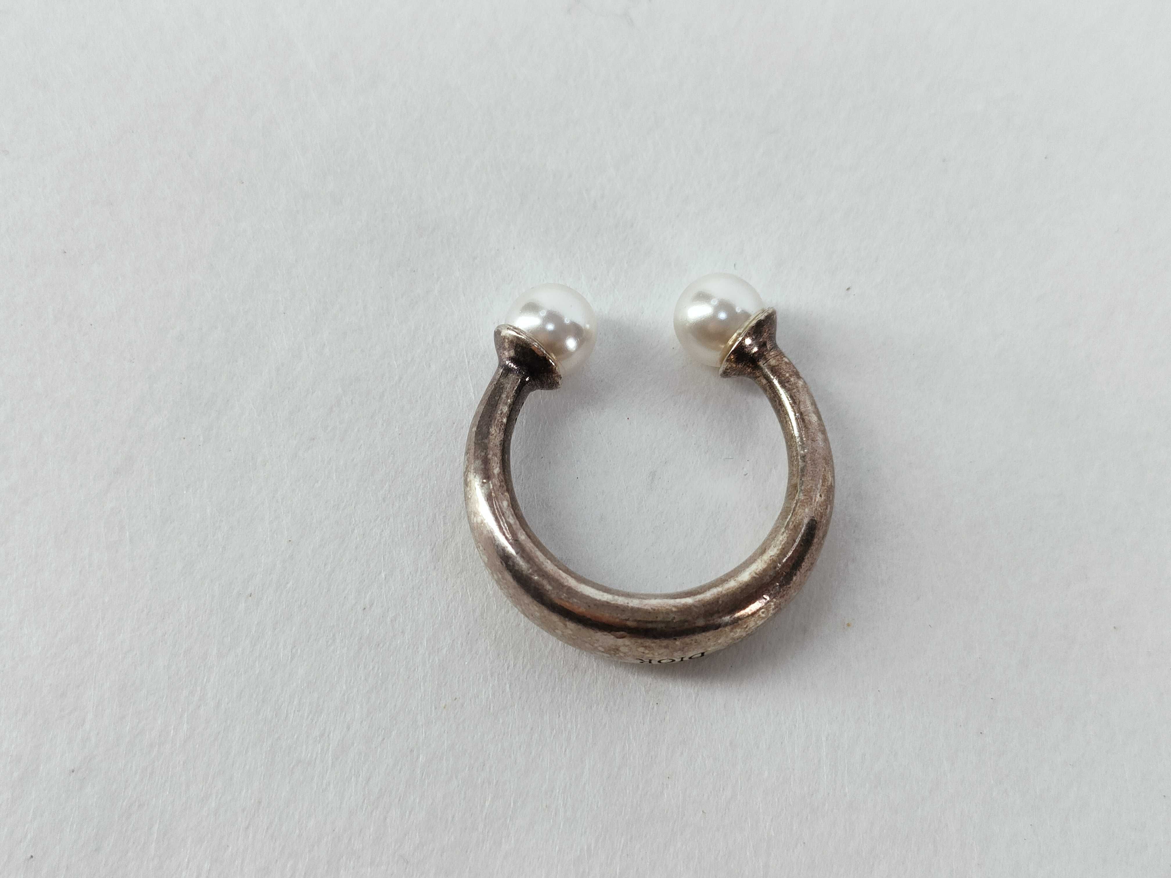 Tribal Pearl Ring, Size L — view 4