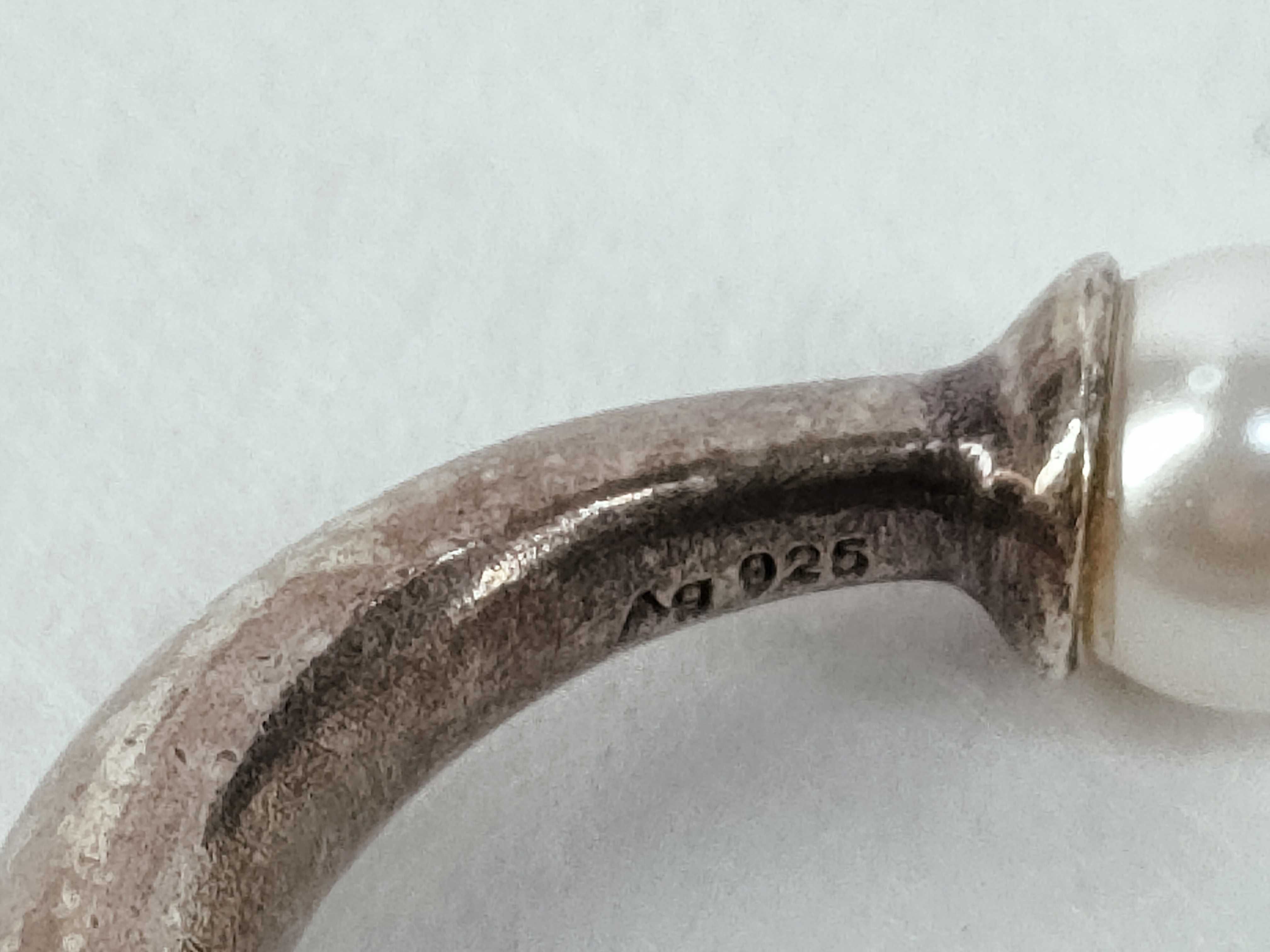 Tribal Pearl Ring, Size L — view 7