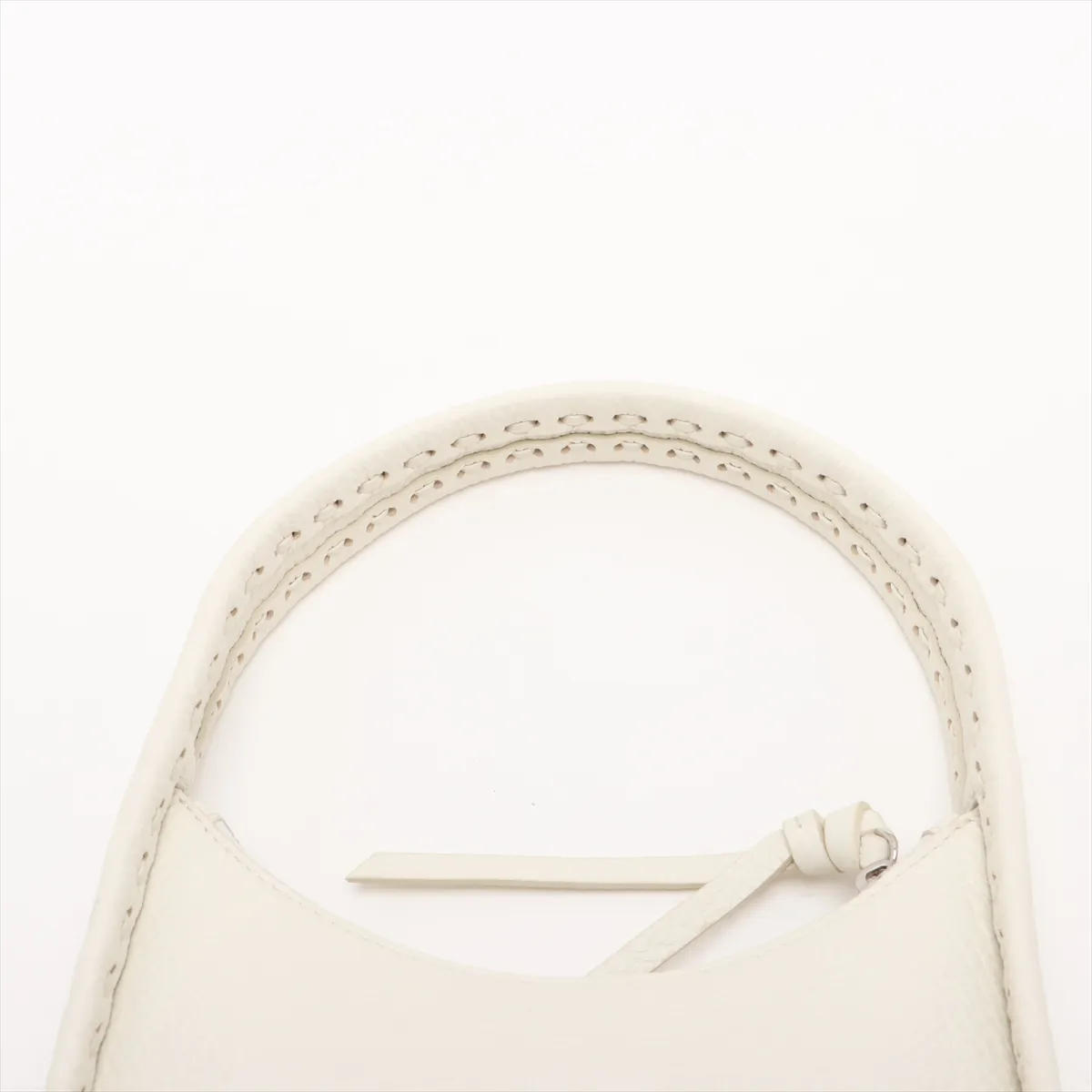 Selleria Small Fendessence Leather Shoulder Bag White 8BS094 — view 6