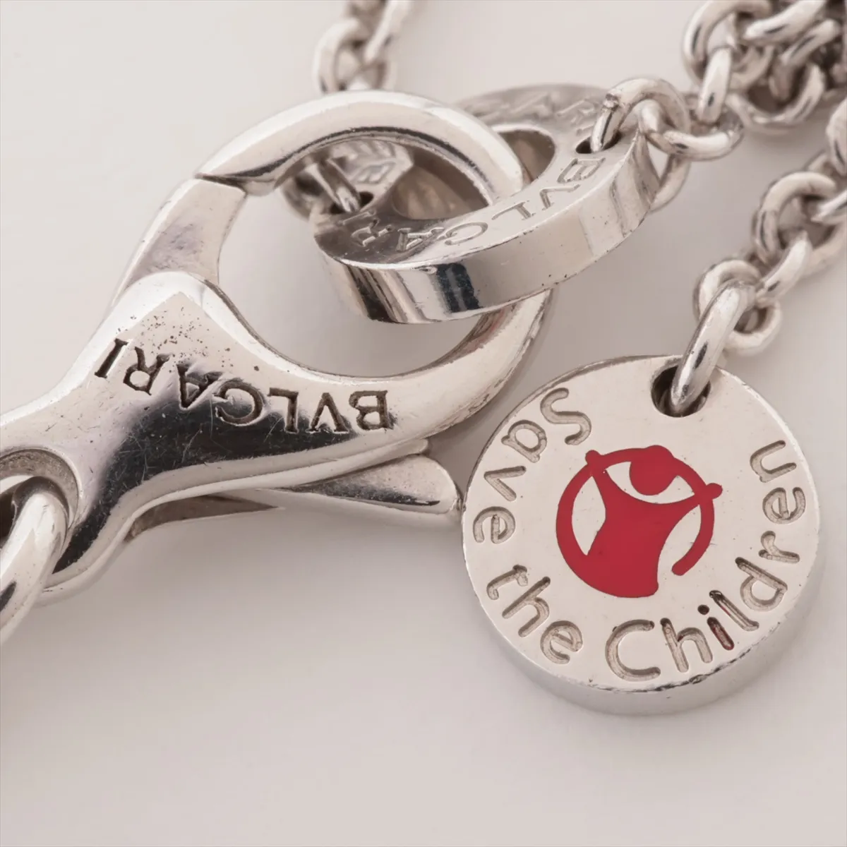 B Zero One Save the Children Charity Necklace 925 x Black Ceramic 9.7g Black x Silver — view 4