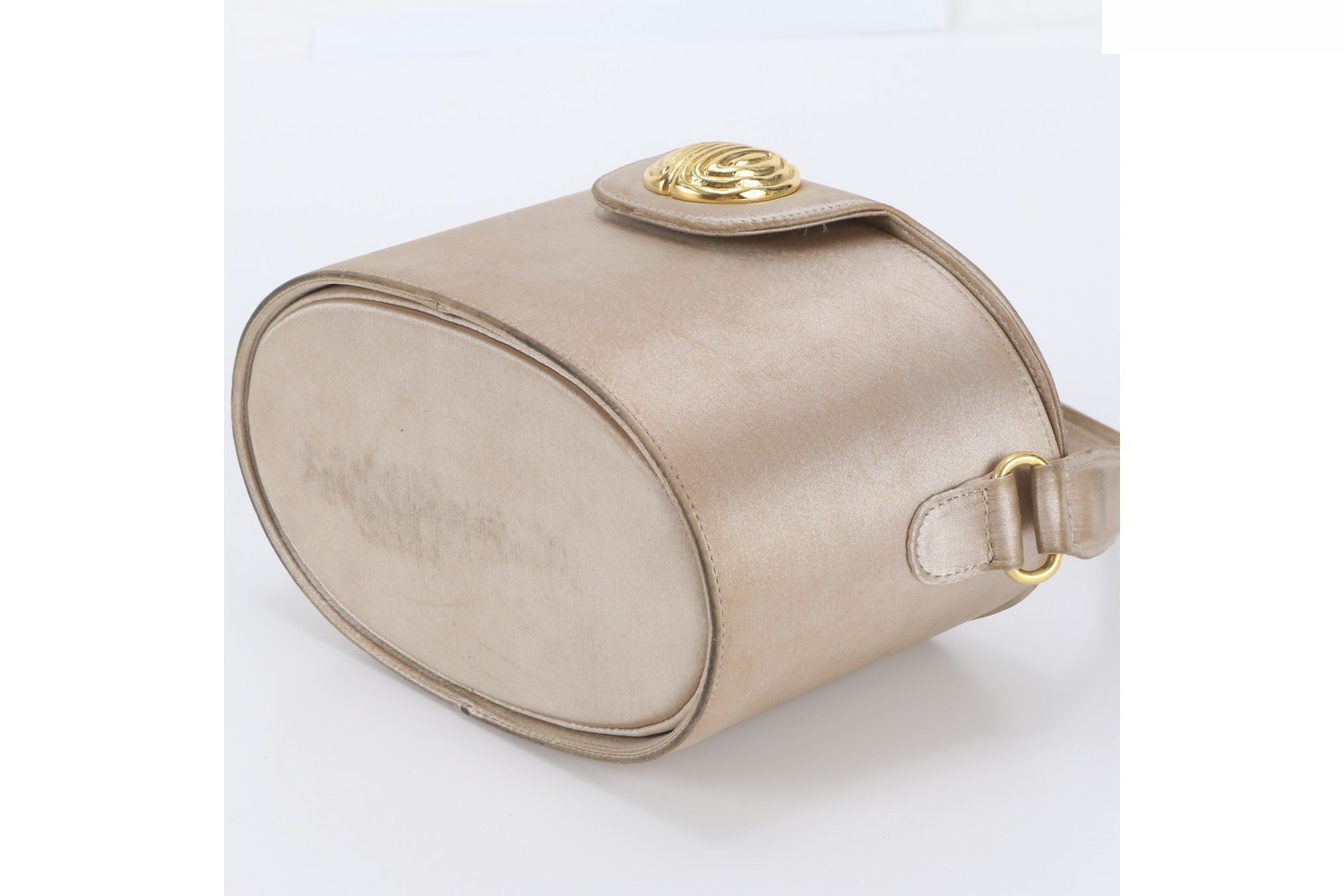 Vanity bag, handbag, tote bag, pouch, gold — view 4