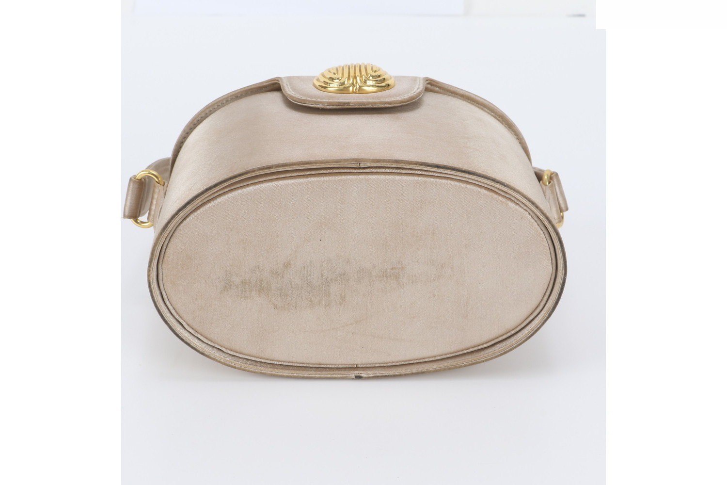 Vanity bag, handbag, tote bag, pouch, gold — view 6