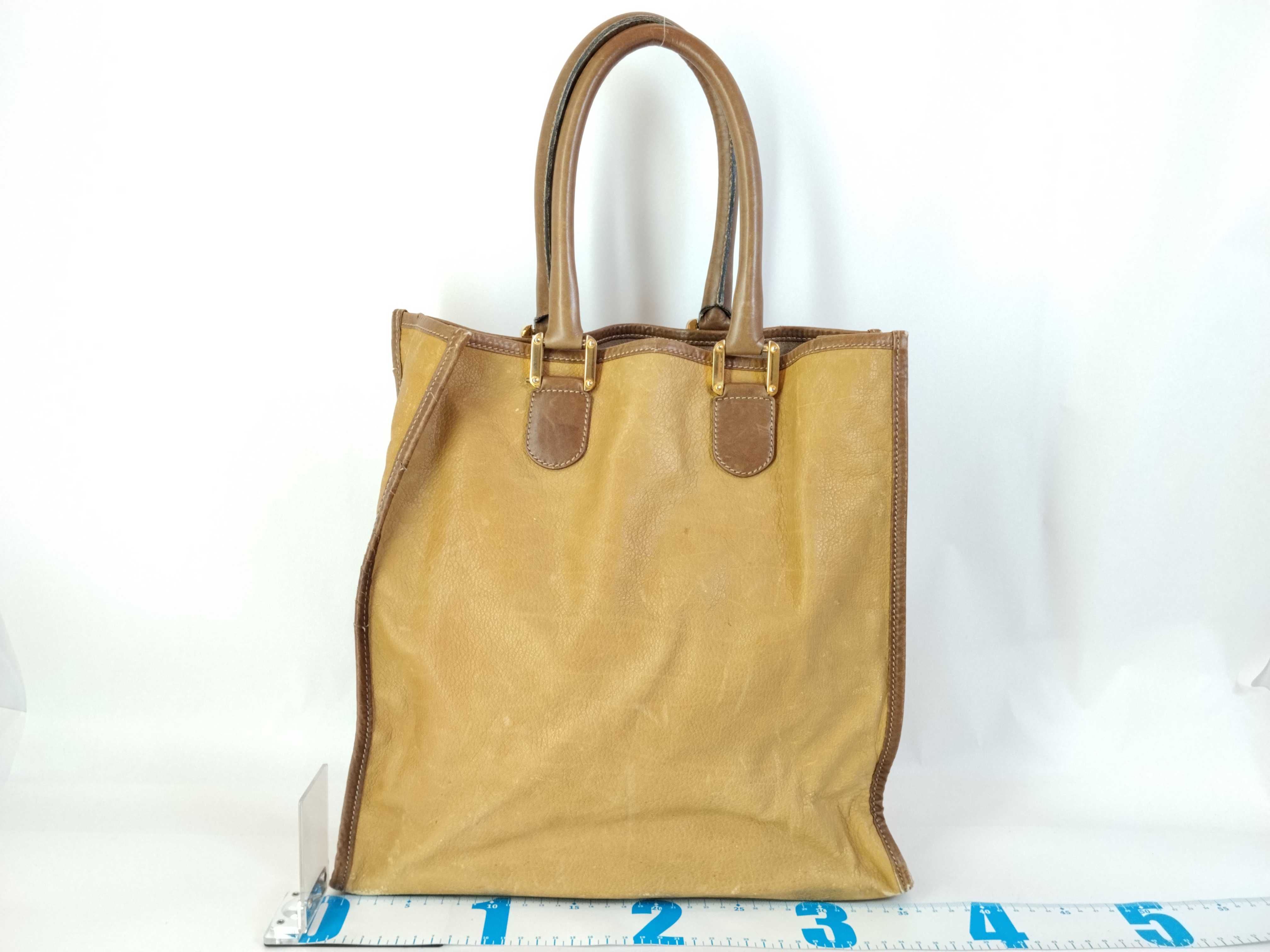 Anagram Leather Tote Bag — view 2