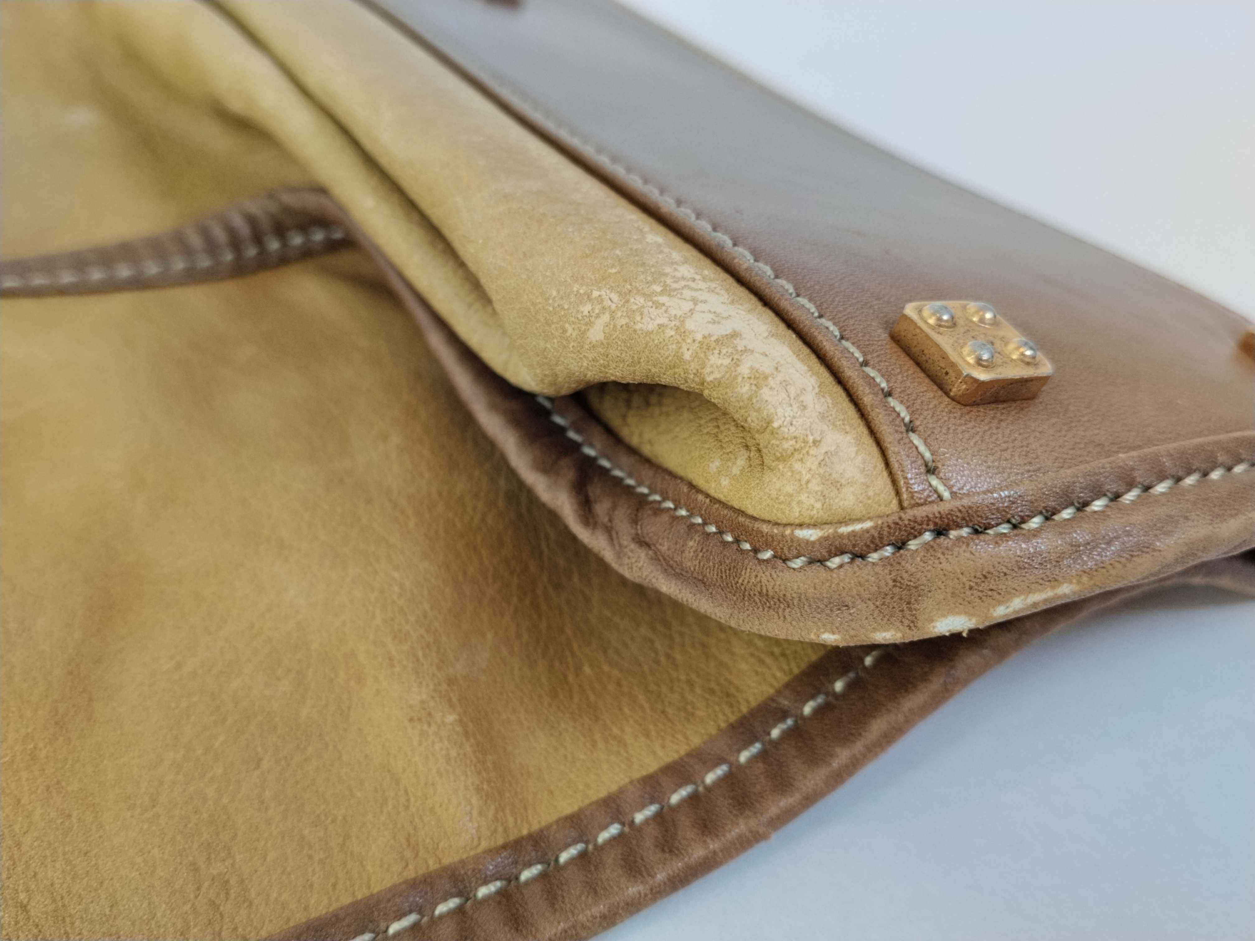 Anagram Leather Tote Bag — view 13