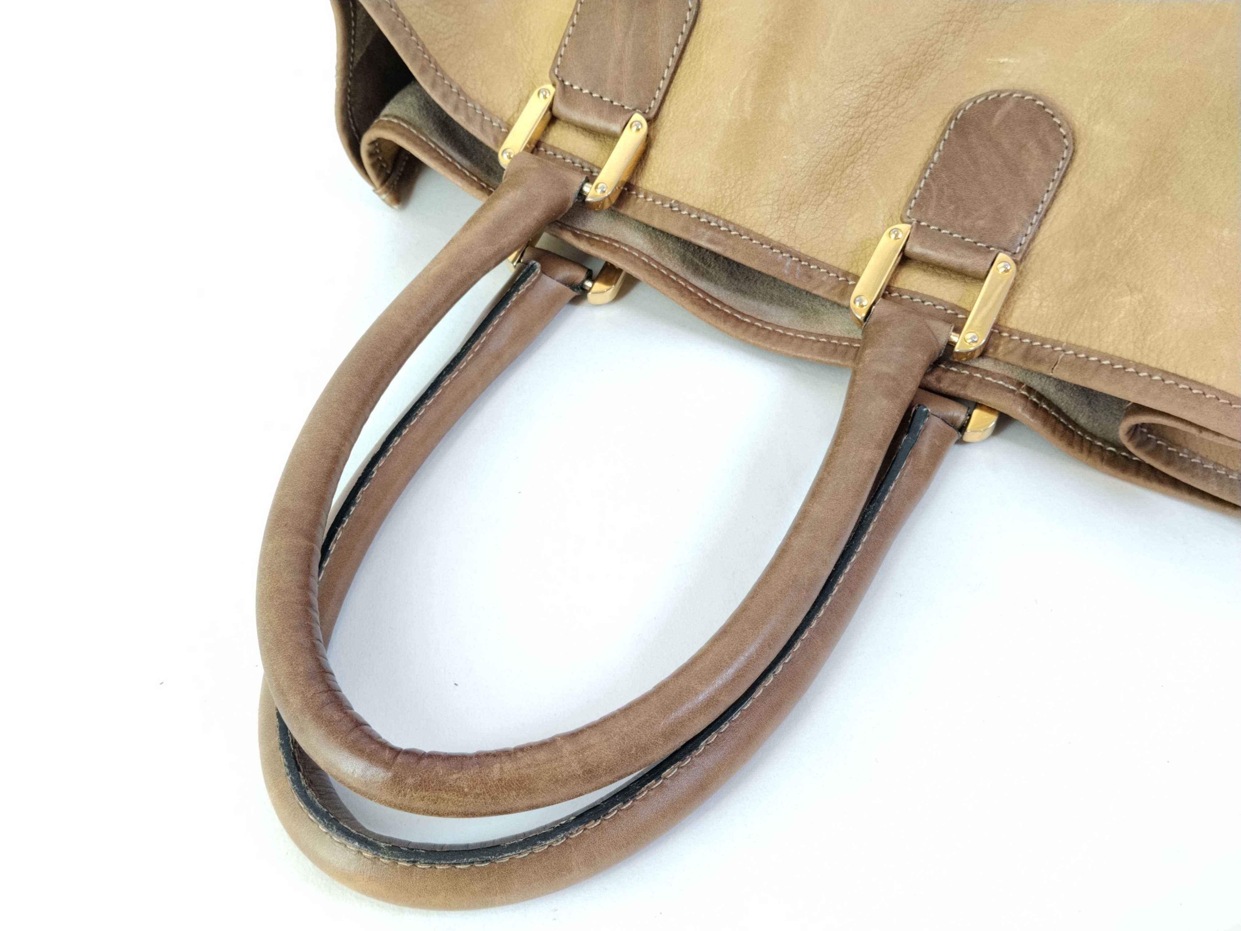 Anagram Leather Tote Bag — view 3