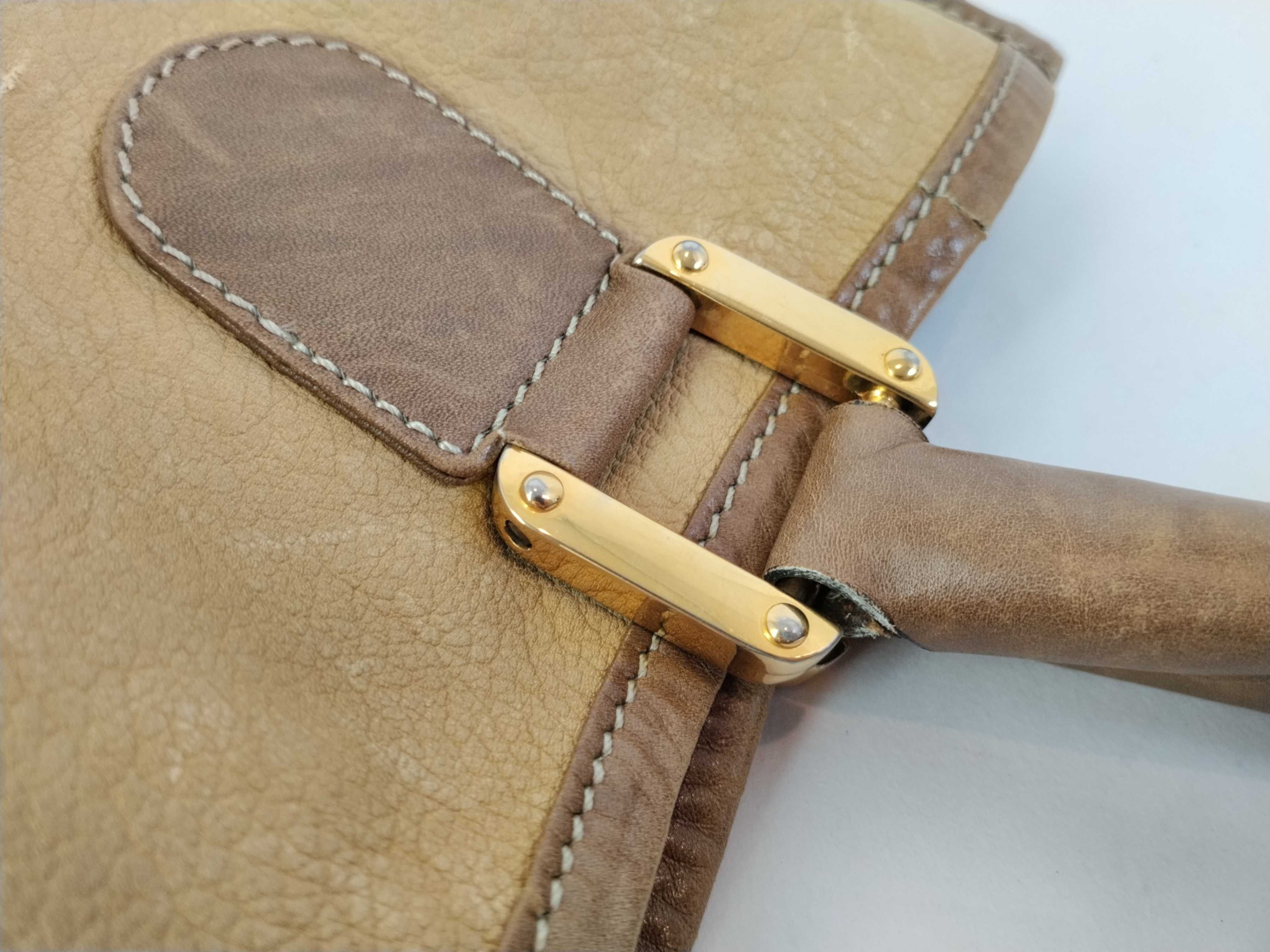 Anagram Leather Tote Bag — view 6