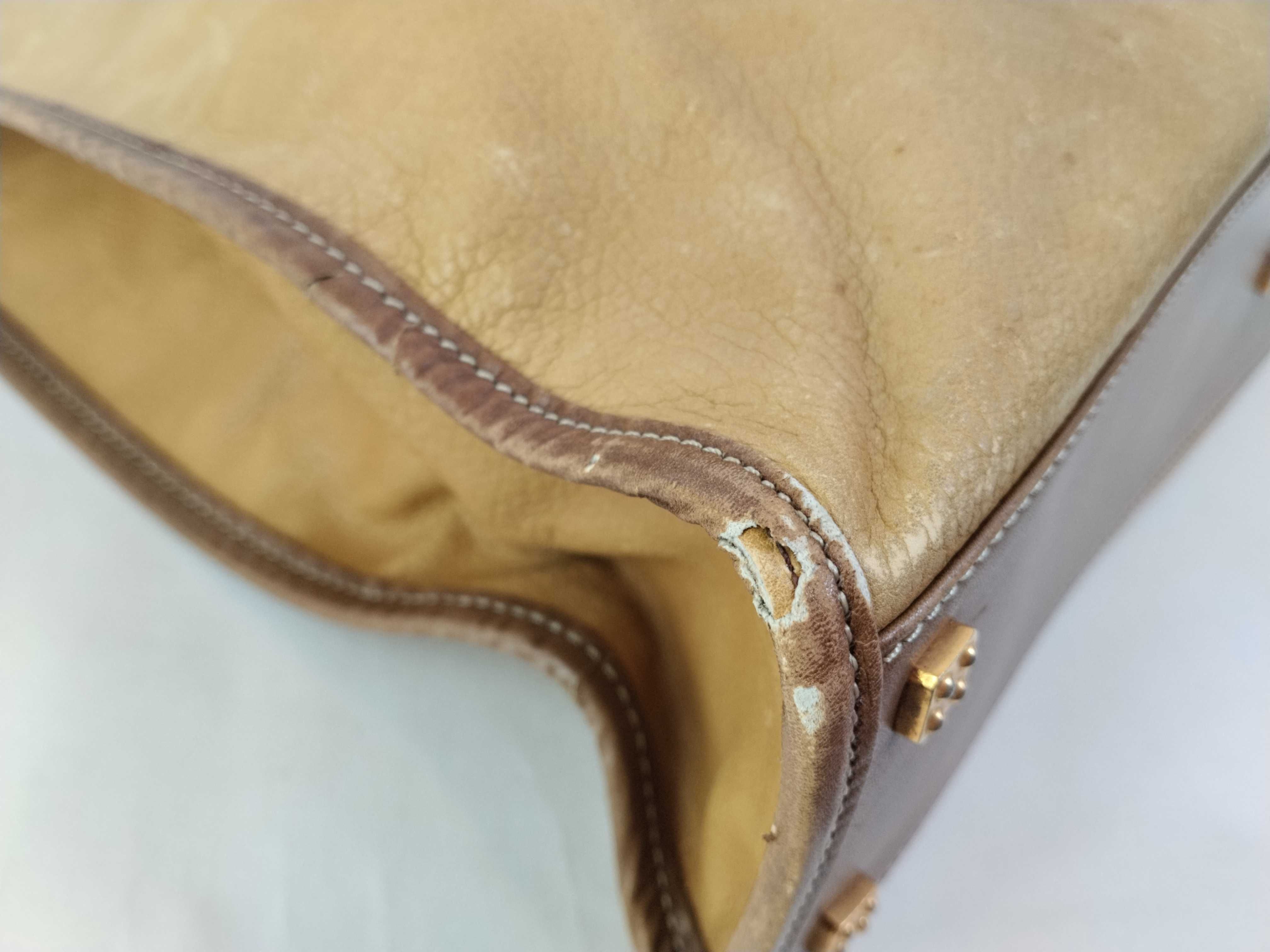 Anagram Leather Tote Bag — view 7