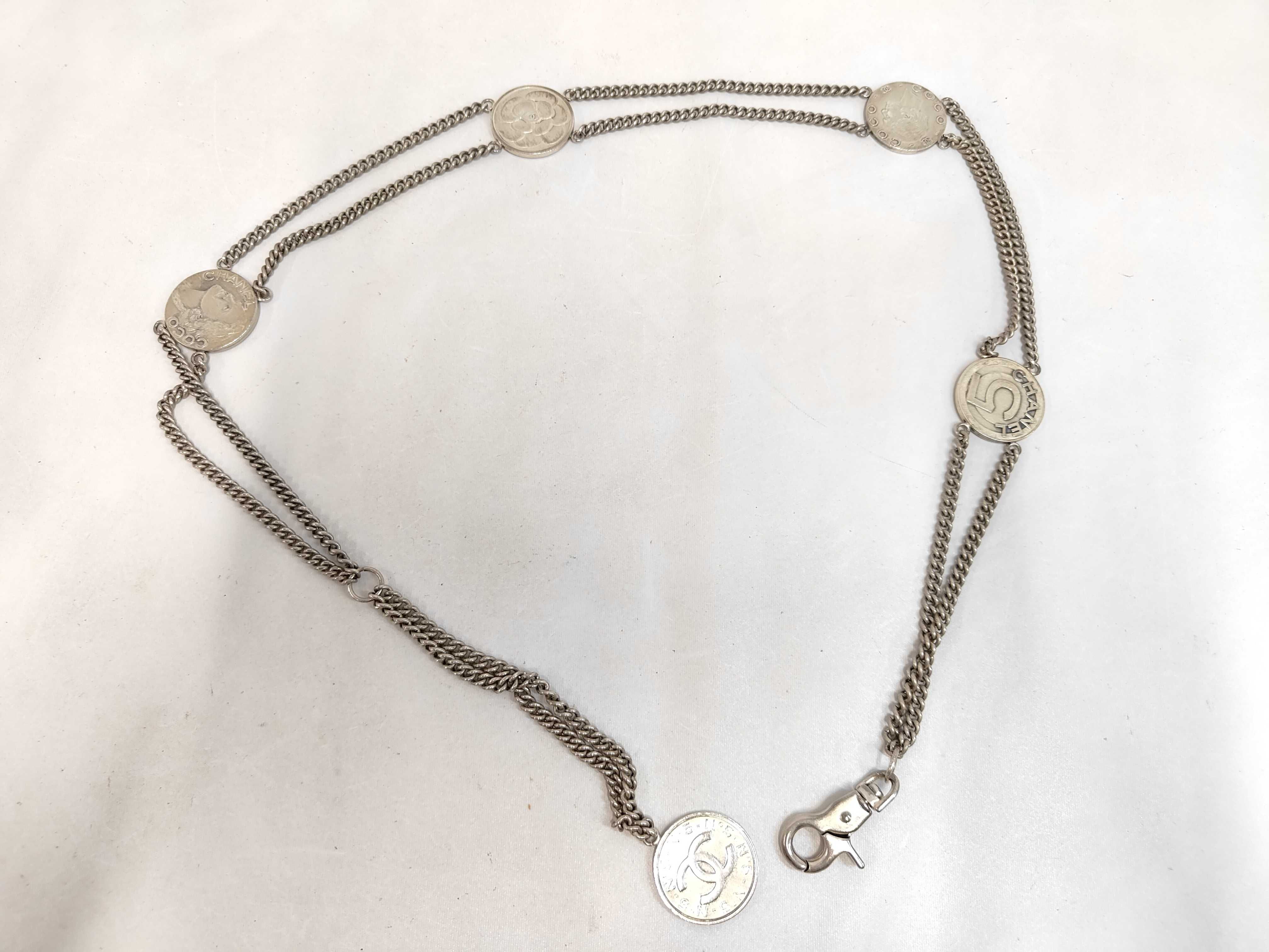 Chain Belt Silver Coin Belt
