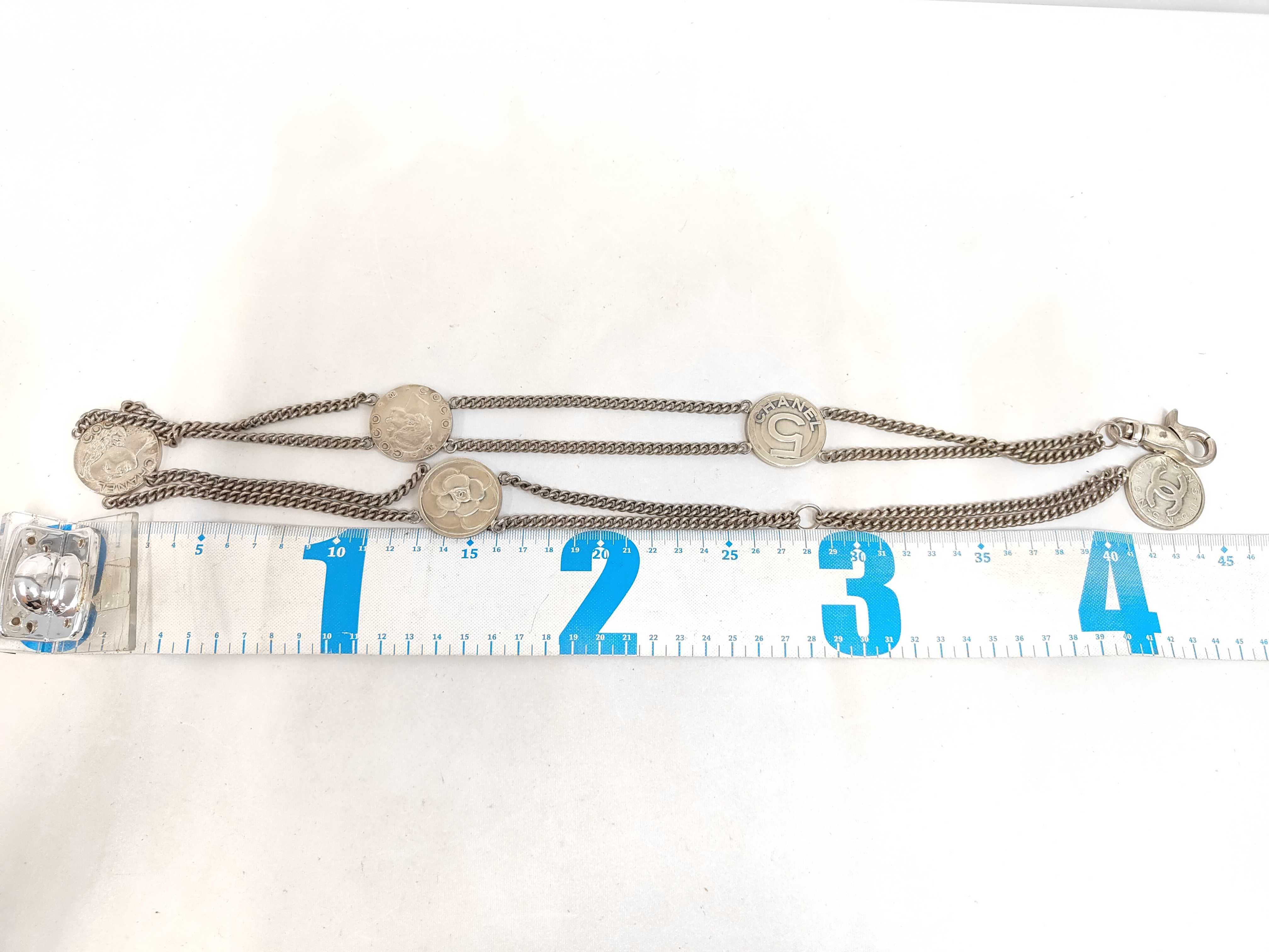 Chain Belt Silver Coin Belt — view 4