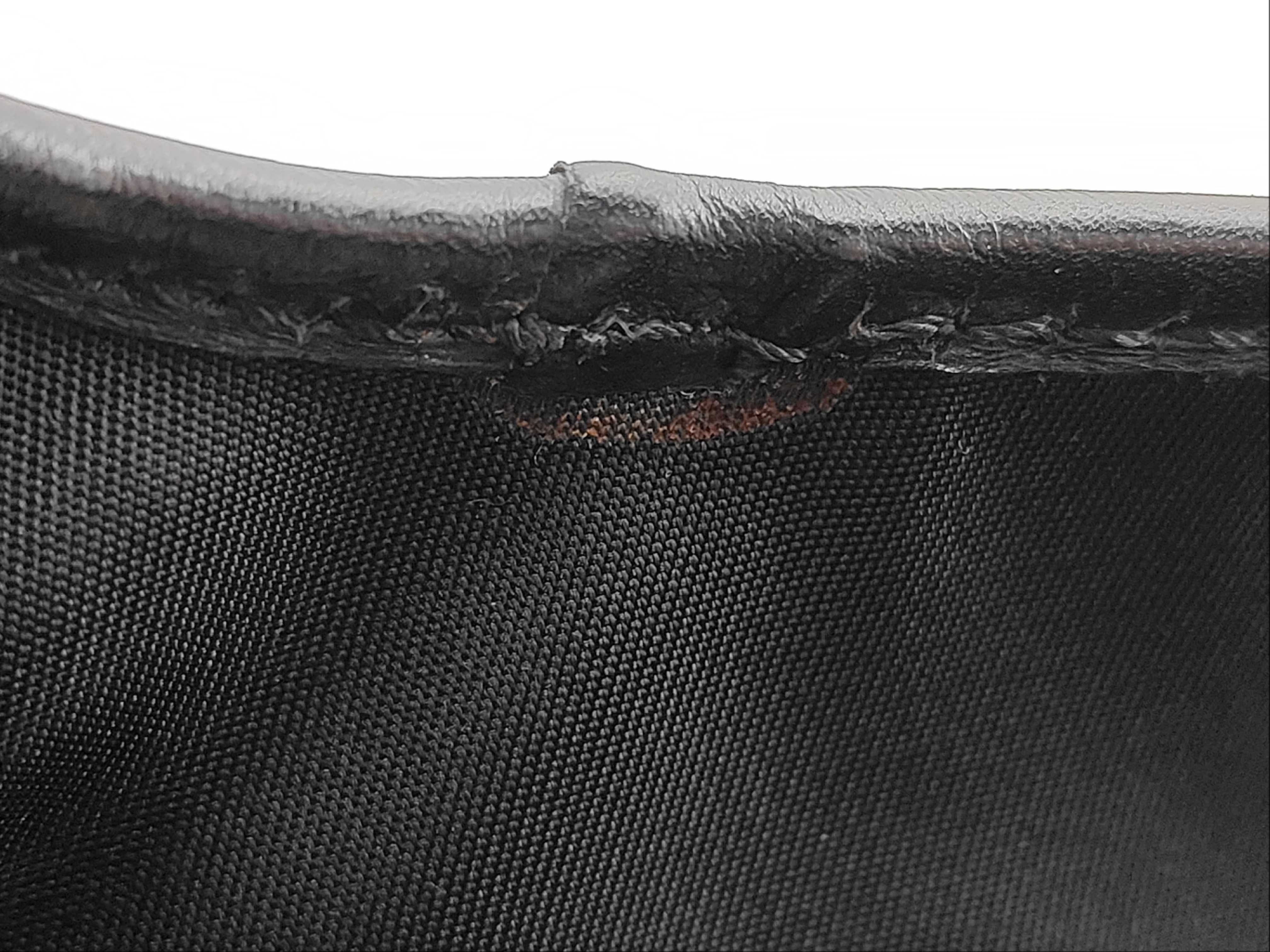 Saddle Bag Leather Black Gold Shoulder Bag — view 13