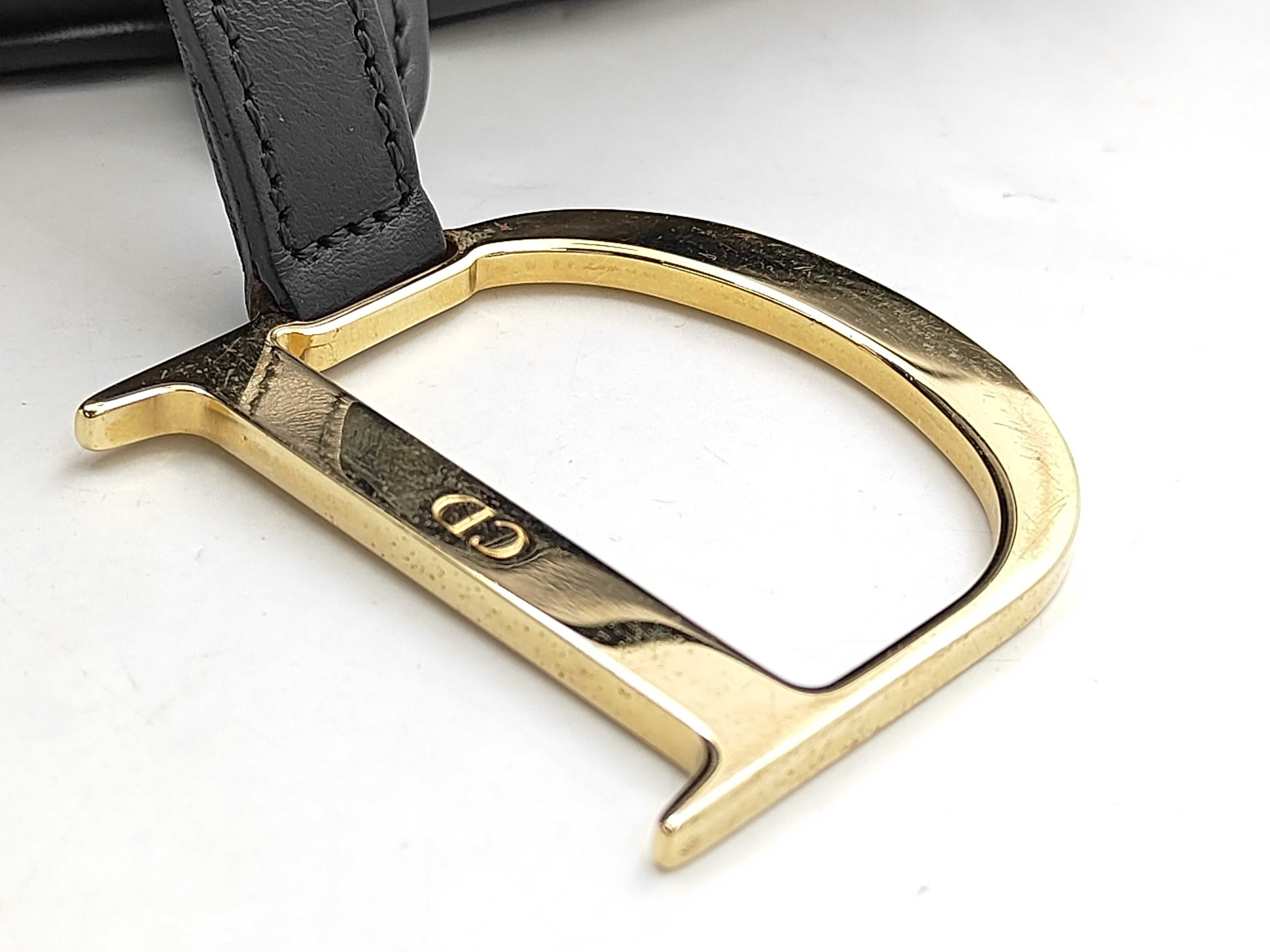 Saddle Bag Leather Black Gold Shoulder Bag — view 14