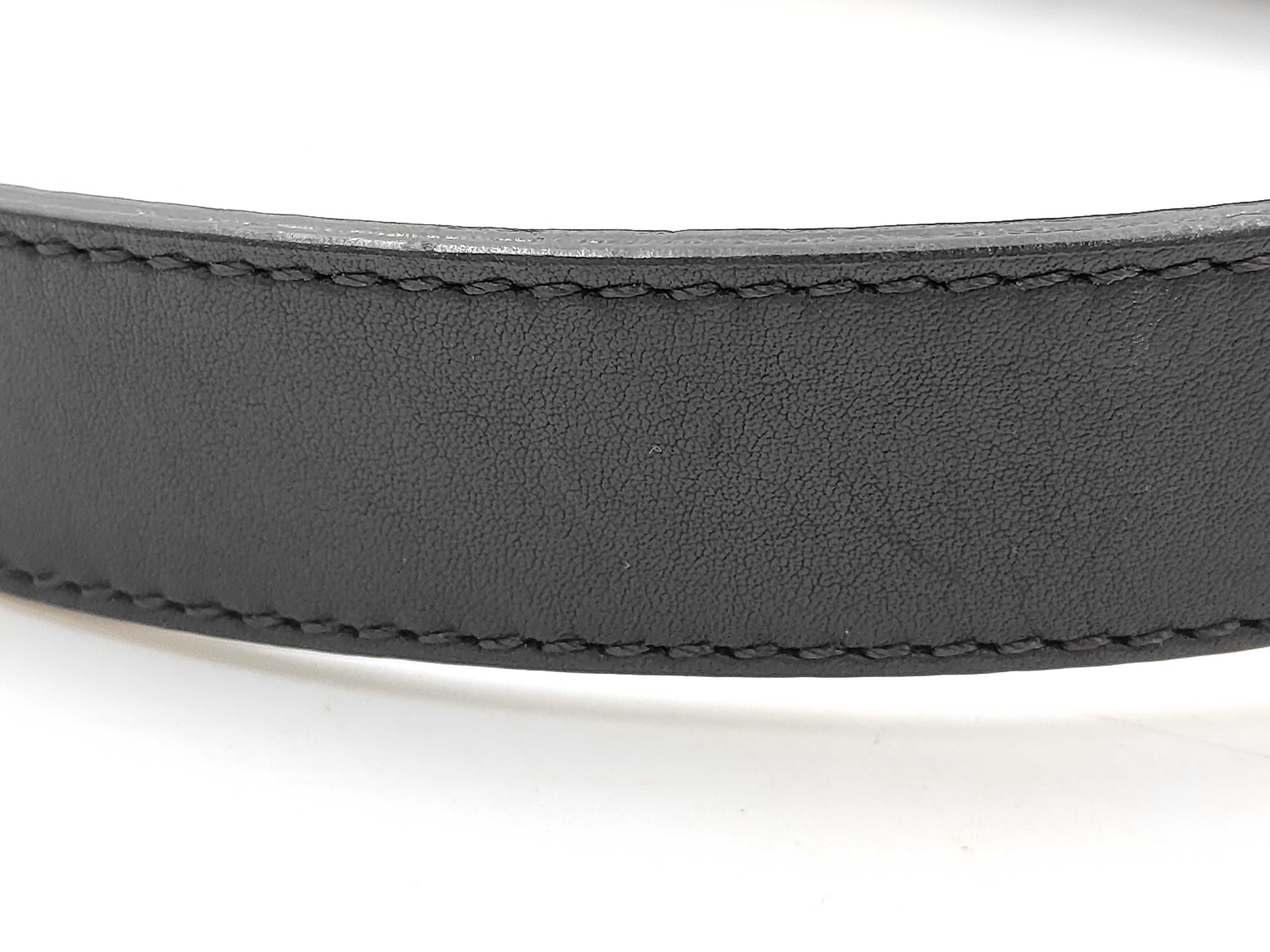 Saddle Bag Leather Black Gold Shoulder Bag — view 4