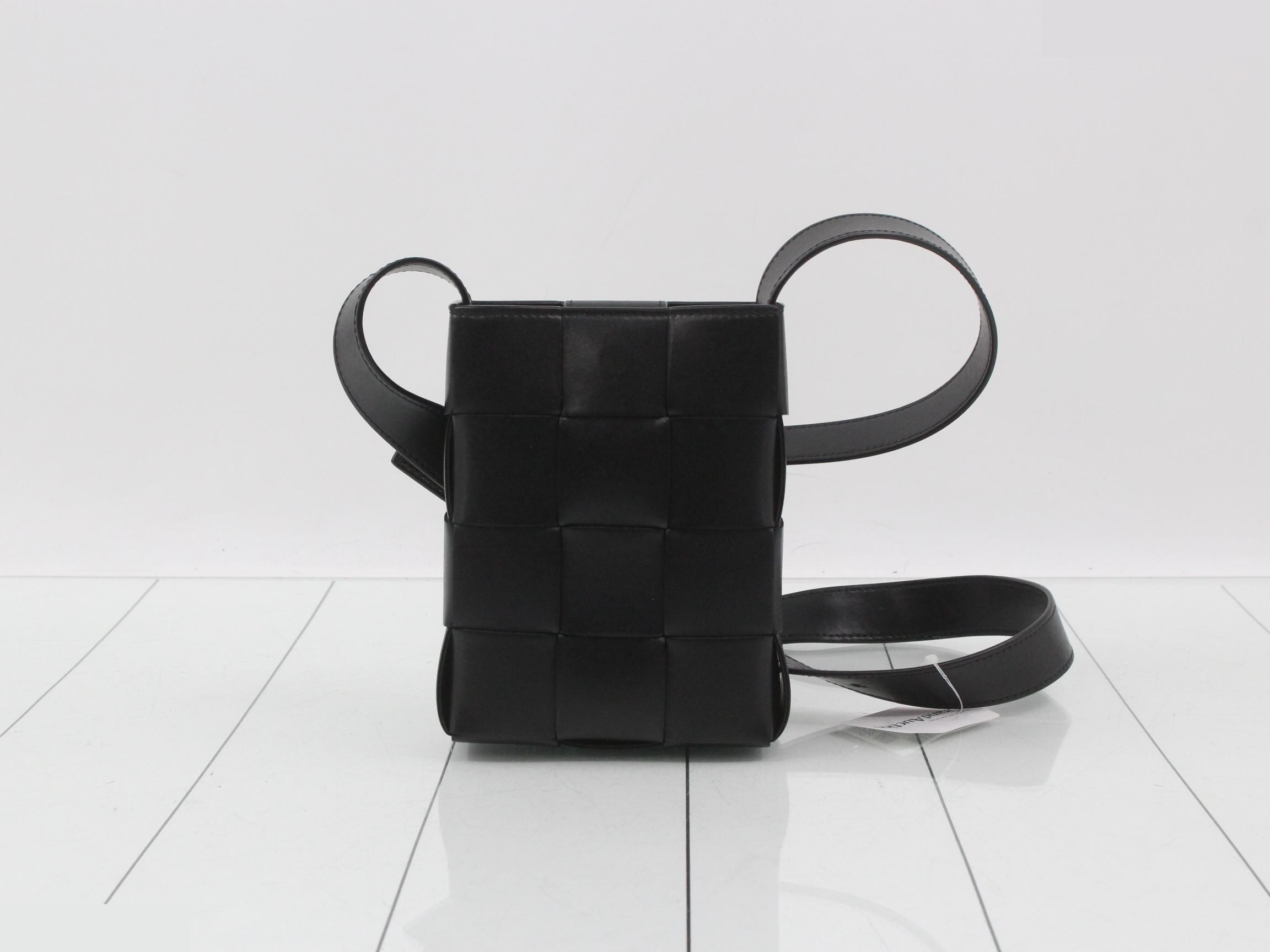 Phone pouch, crossbody bag, black — view 2
