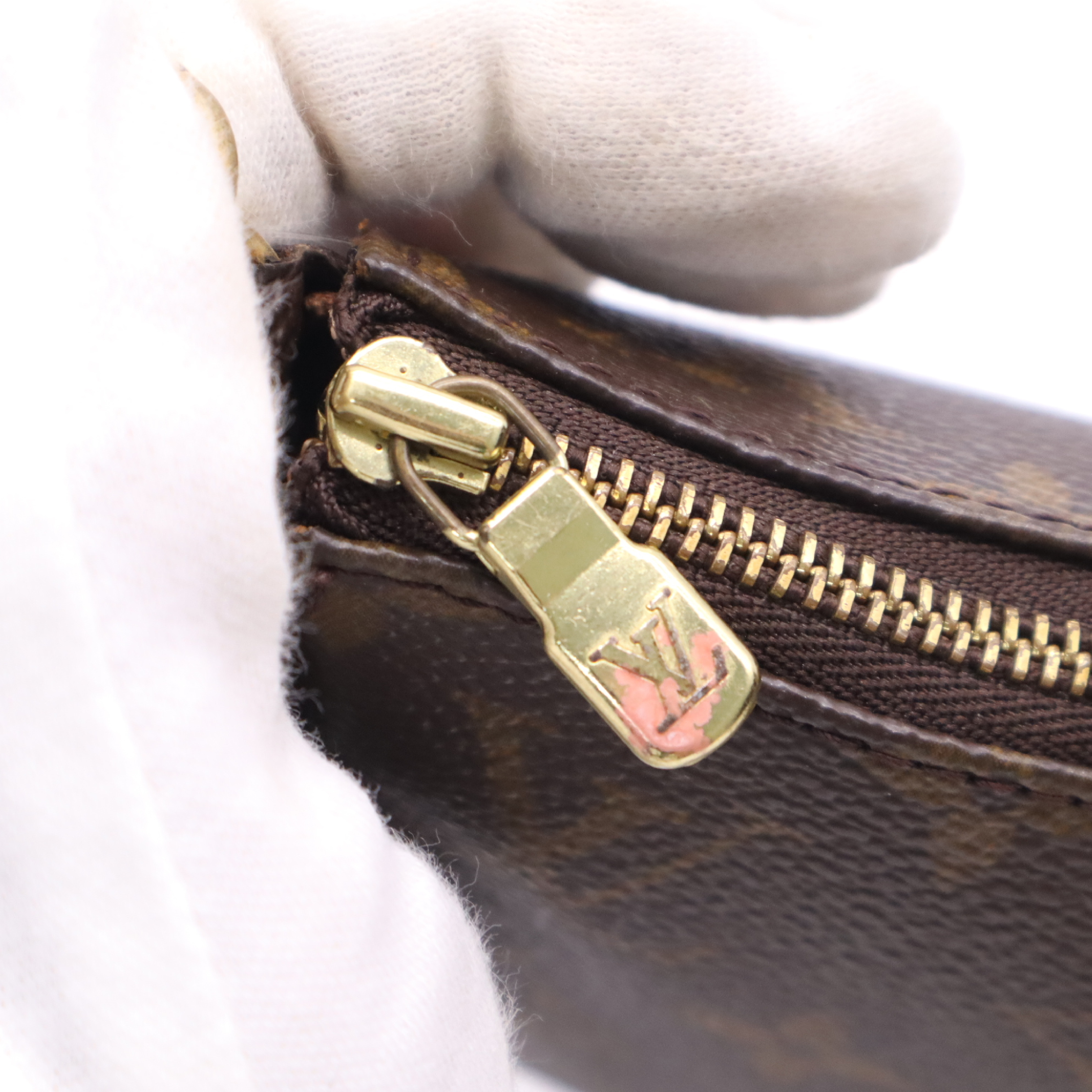 M51980 Monogram Pochette Accessoires with Strap Pouch — view 9