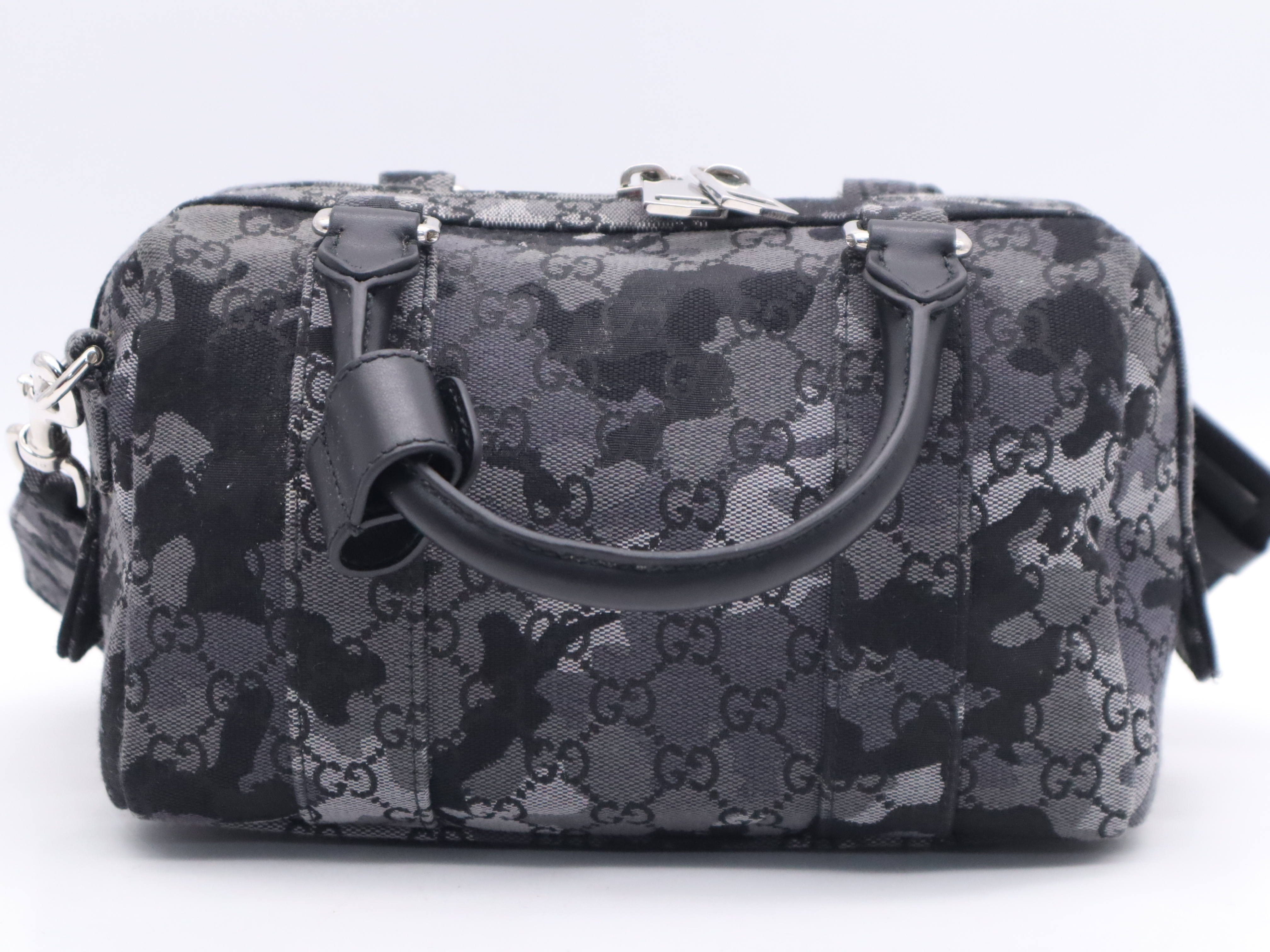 858020 Denim Mini Duffle Bag Handbag with Shoulder Strap, Box, and Dust Bag — view 2