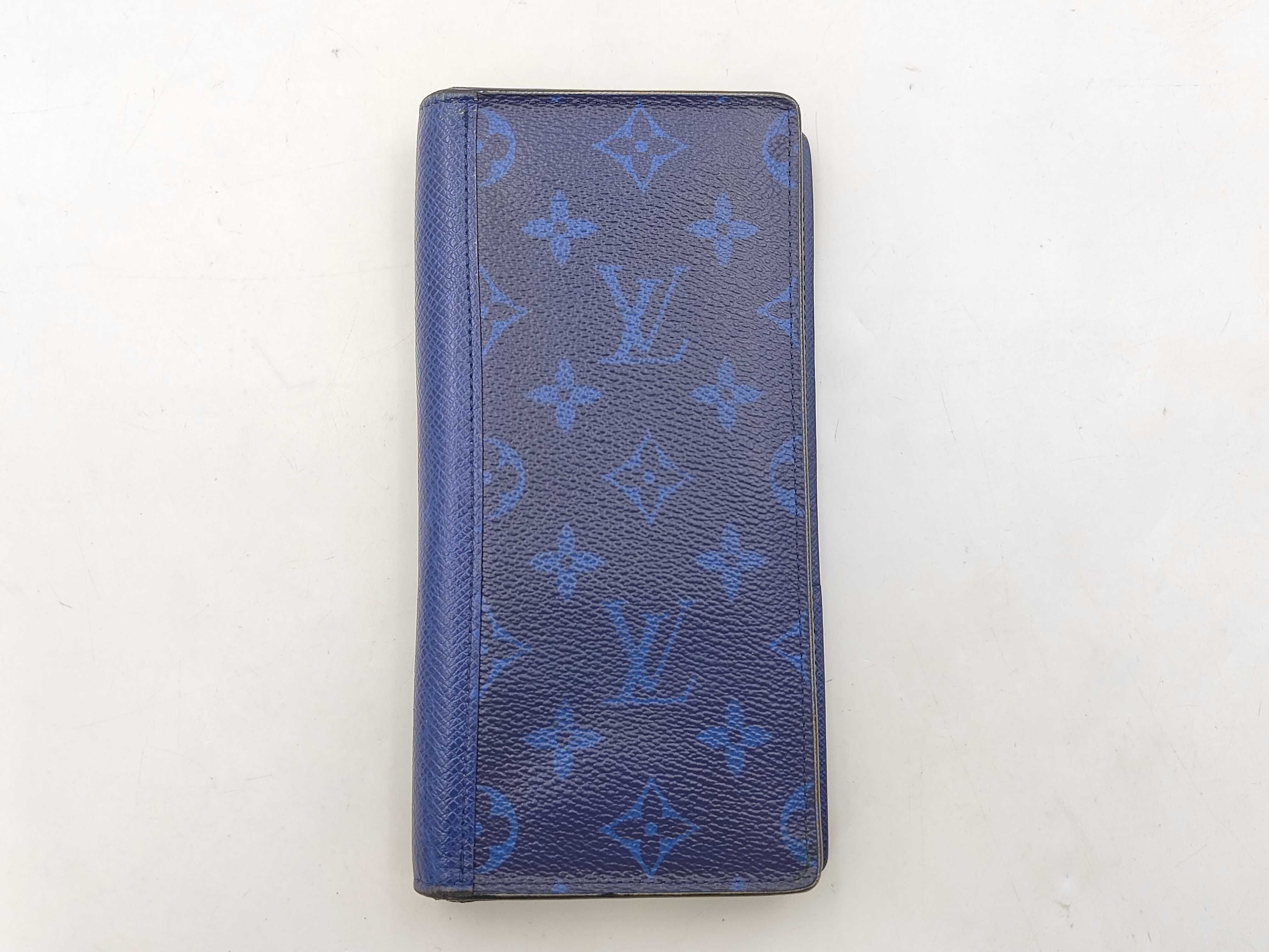 M30297 Taigarama Monogram Blue Portefeuille Brazza Wallet