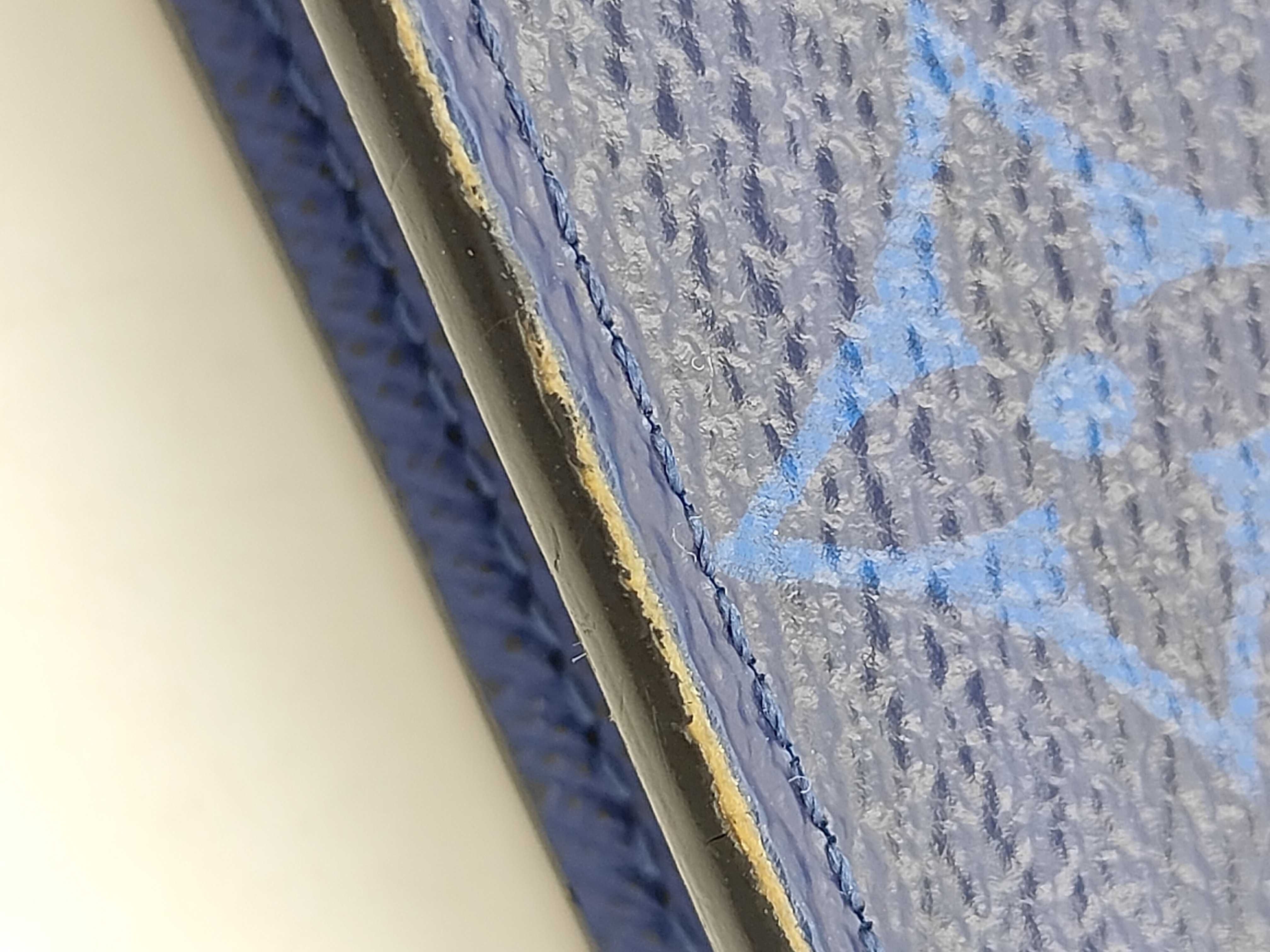 M30297 Taigarama Monogram Blue Portefeuille Brazza Wallet — view 14