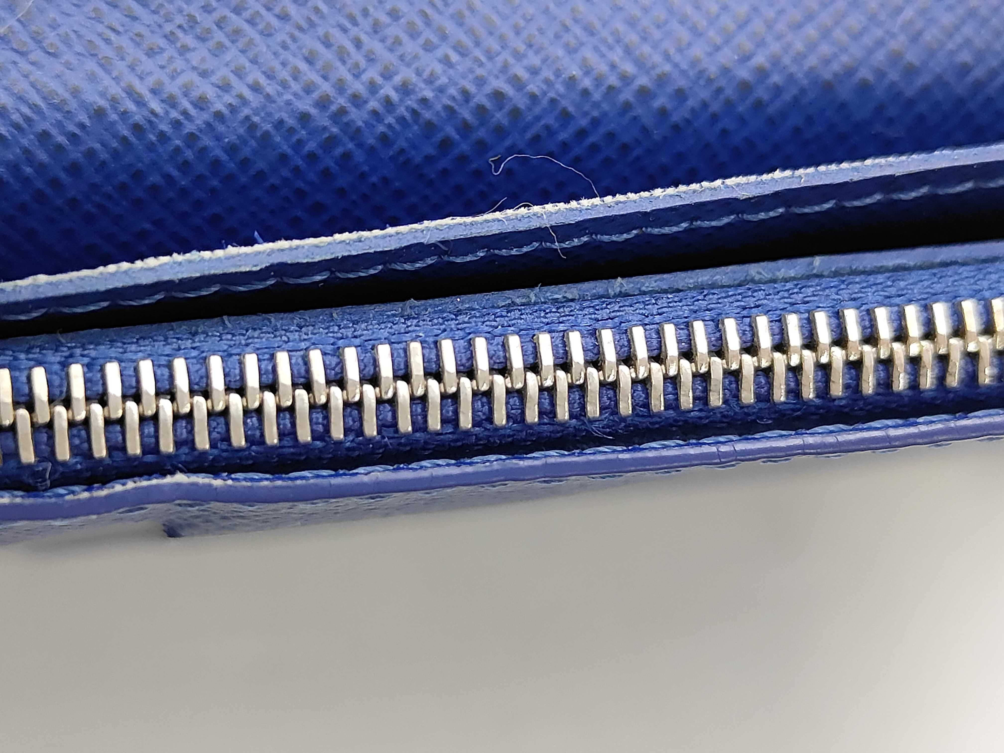 M30297 Taigarama Monogram Blue Portefeuille Brazza Wallet — view 15