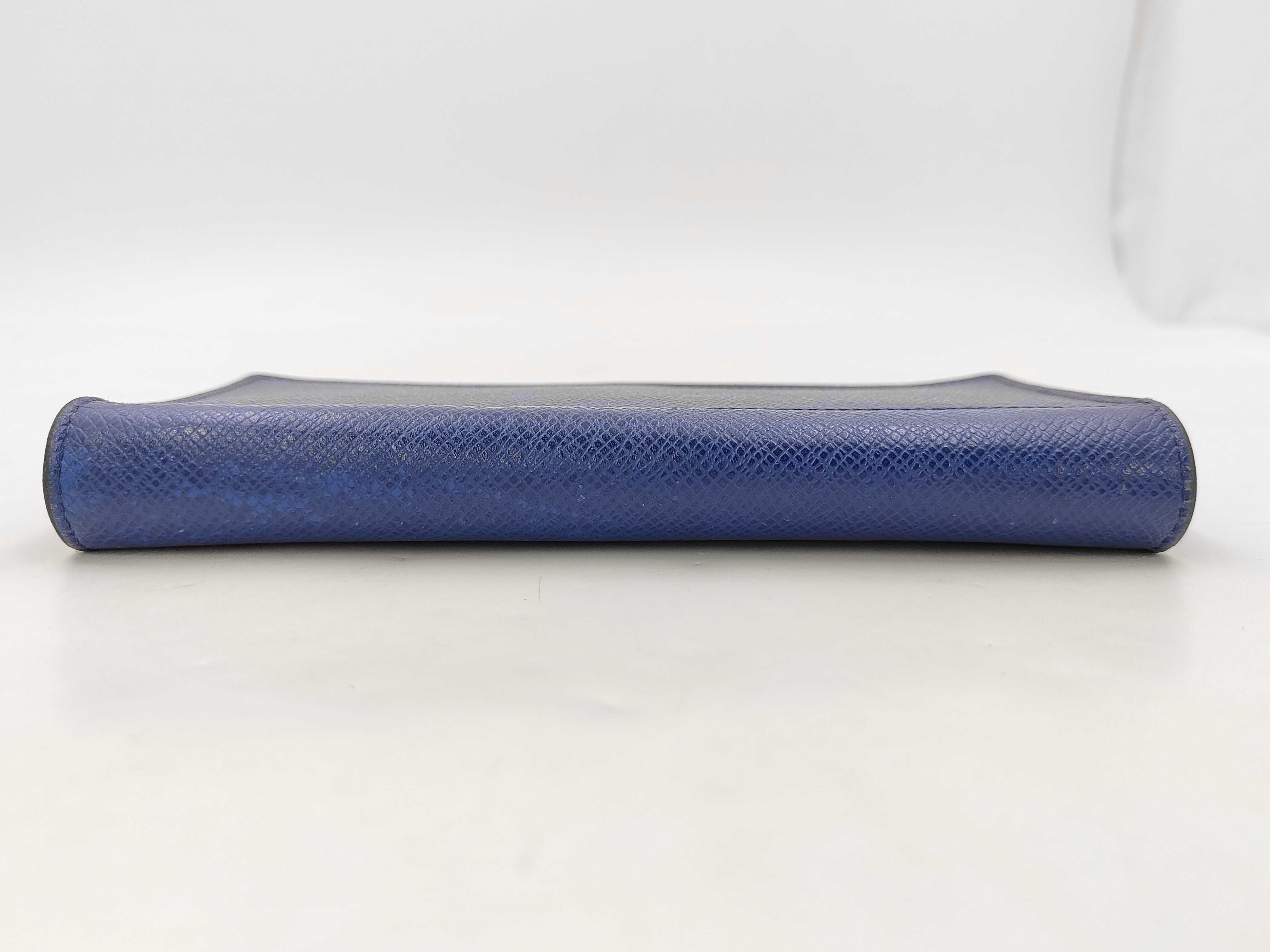 M30297 Taigarama Monogram Blue Portefeuille Brazza Wallet — view 5