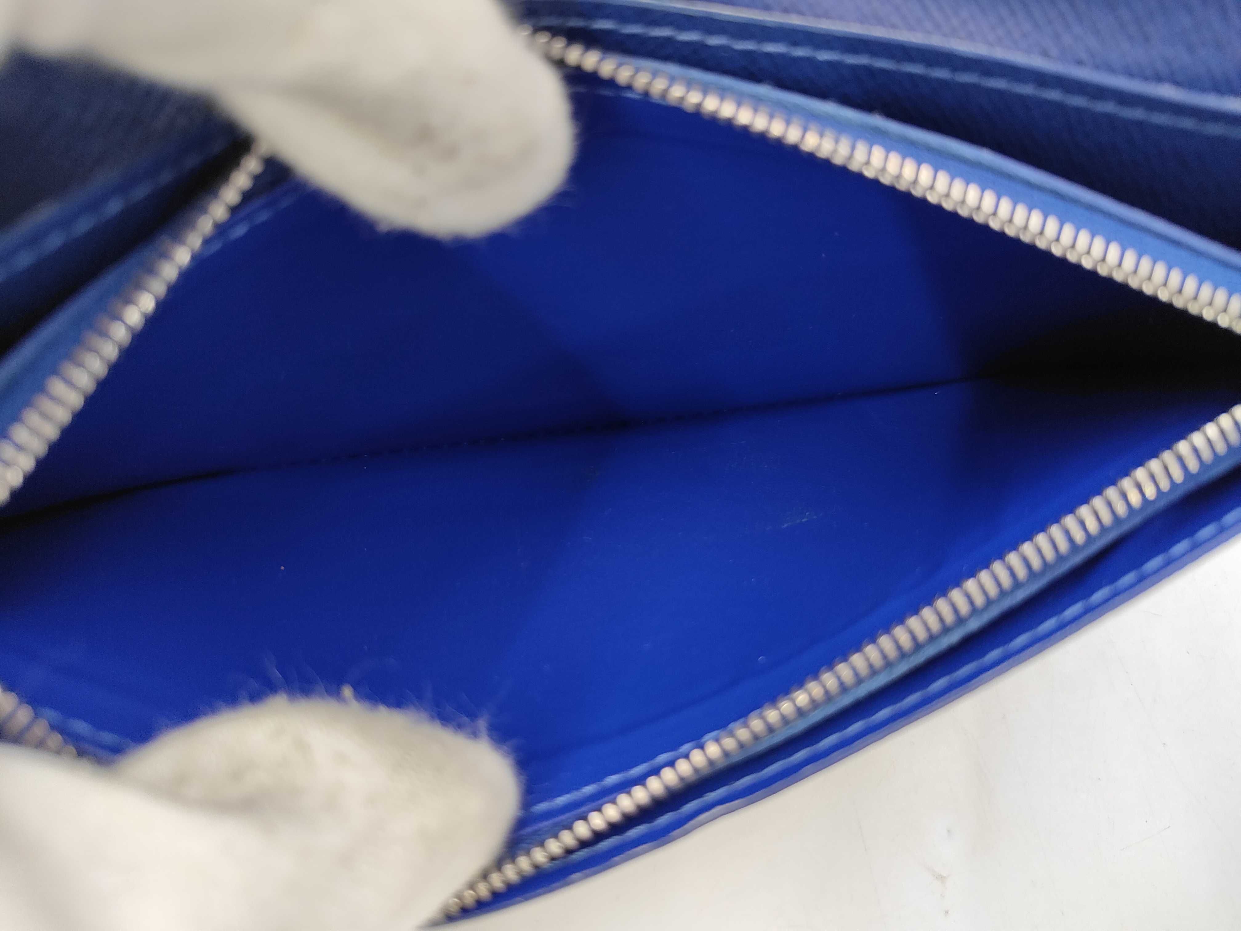 M30297 Taigarama Monogram Blue Portefeuille Brazza Wallet — view 10