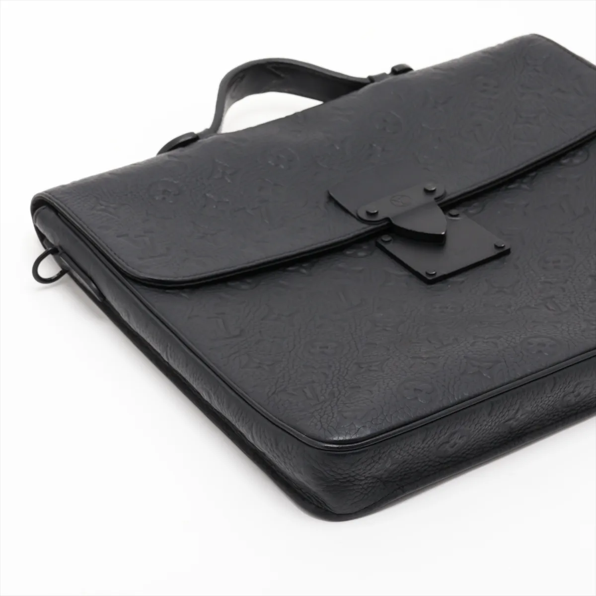 Taurillon Monogram S-Lock Briefcase M20835 Black (RFID detected) — view 4