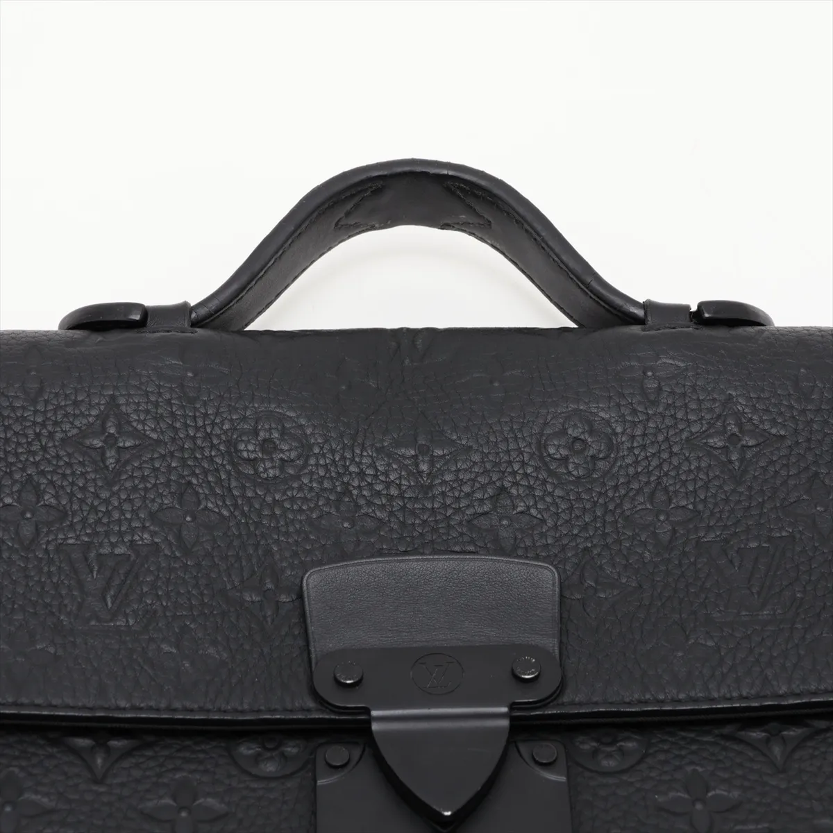 Taurillon Monogram S-Lock Briefcase M20835 Black (RFID detected) — view 6