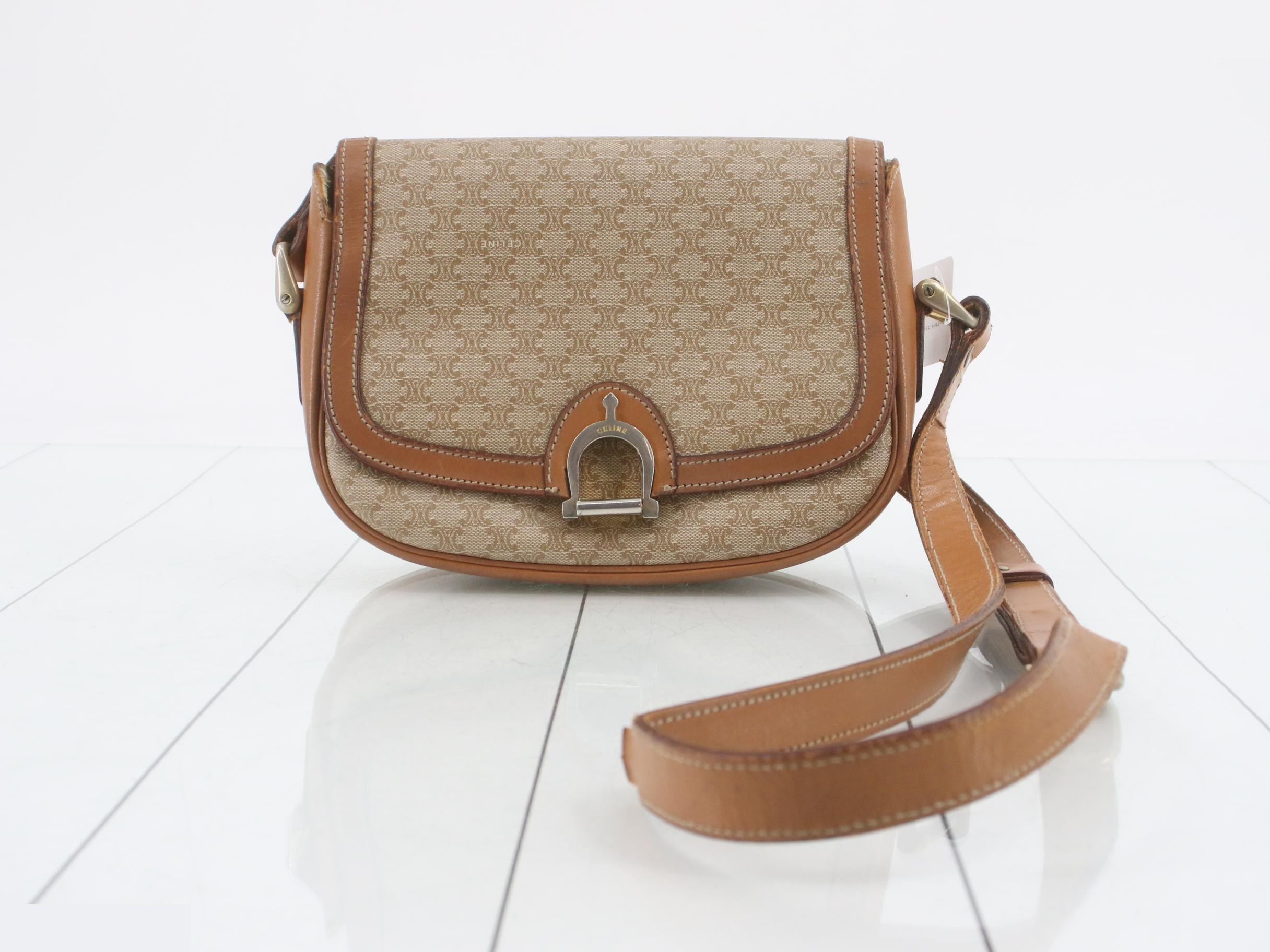 Macadam Blazon Horseshoe Shoulder Bag
