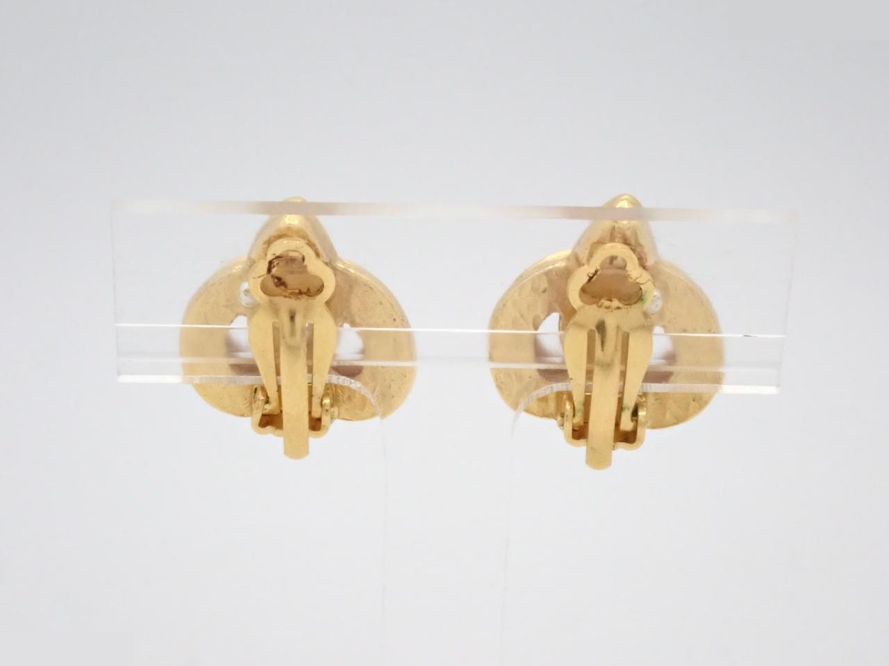 Coco Mark Gold Earrings — view 2