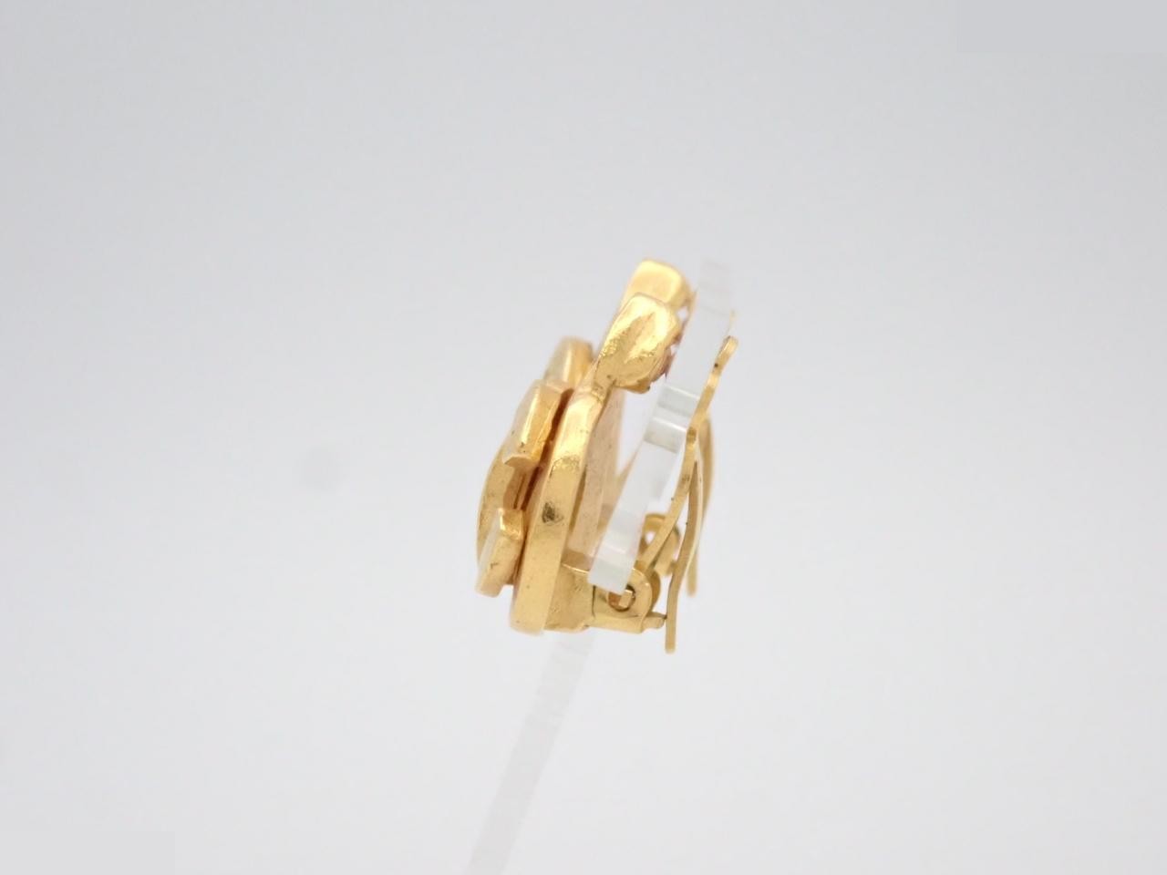 Coco Mark Gold Earrings — view 3